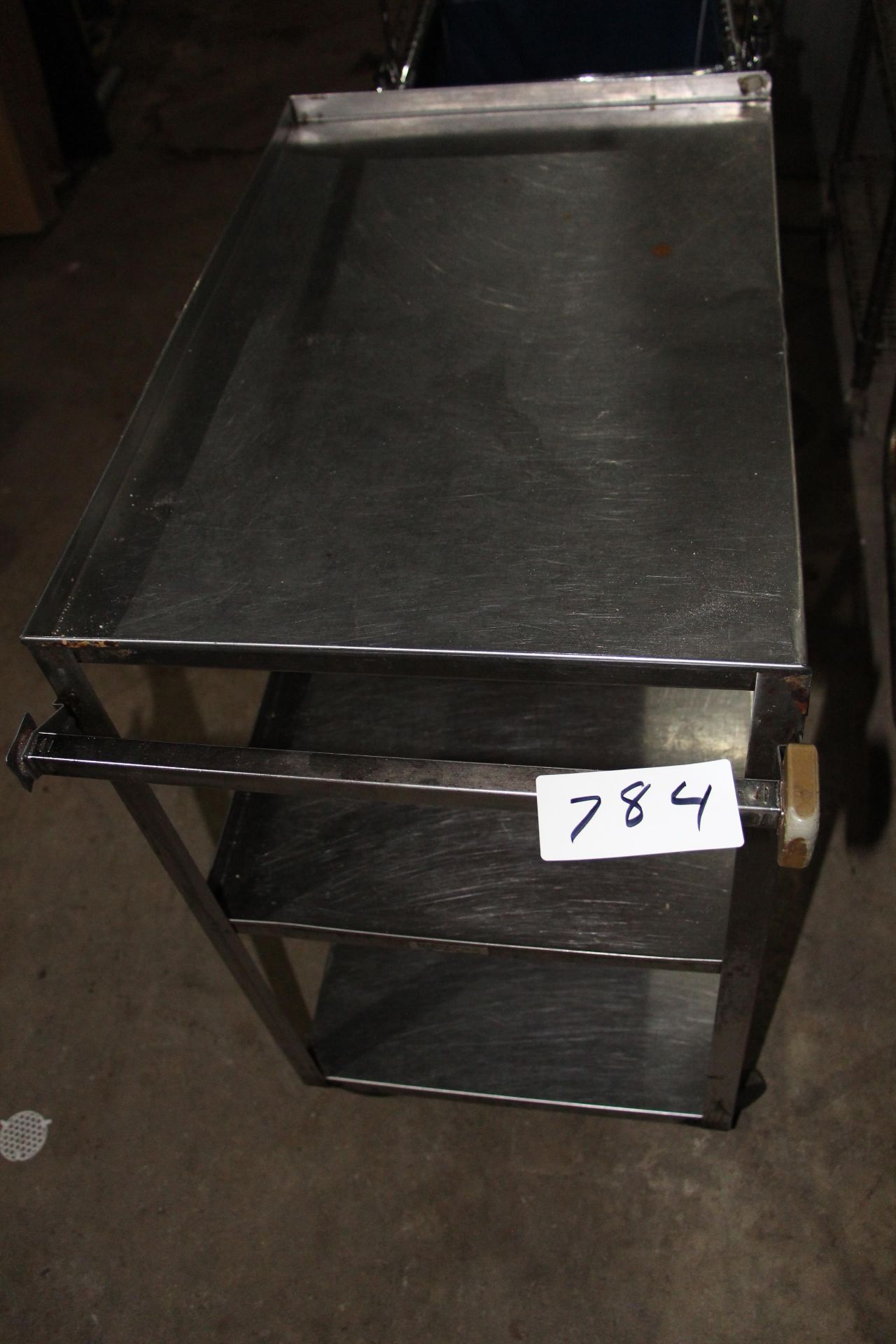 stanless steel 3 tier cart