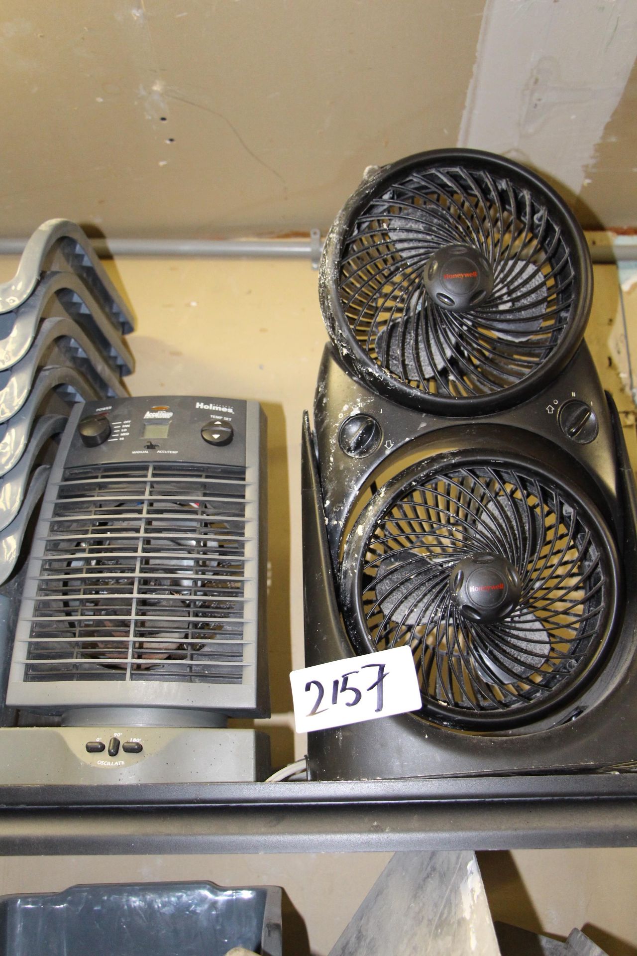 Lot dual head fan, Holmes heater