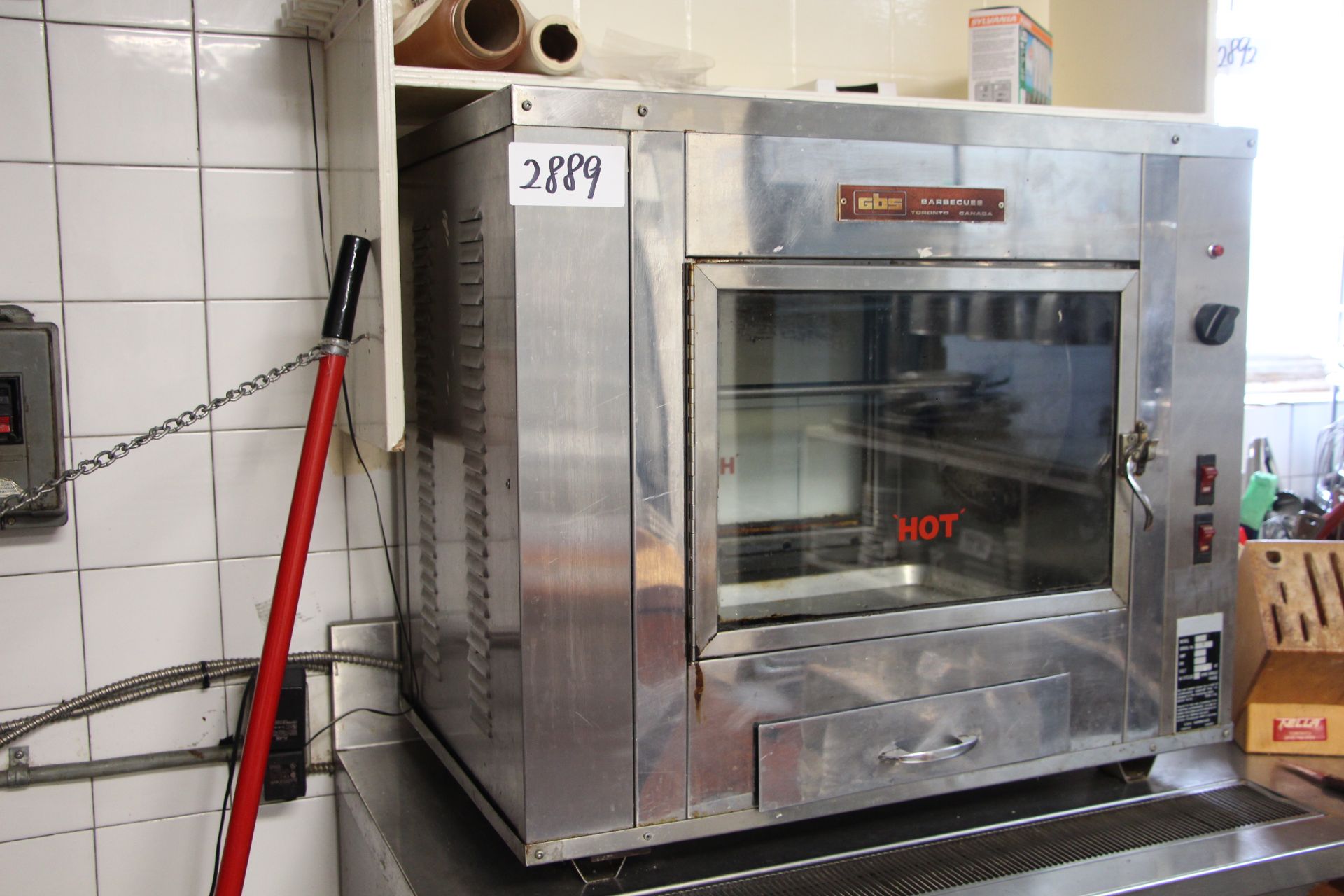 GBS model L.JON rotisserie oven