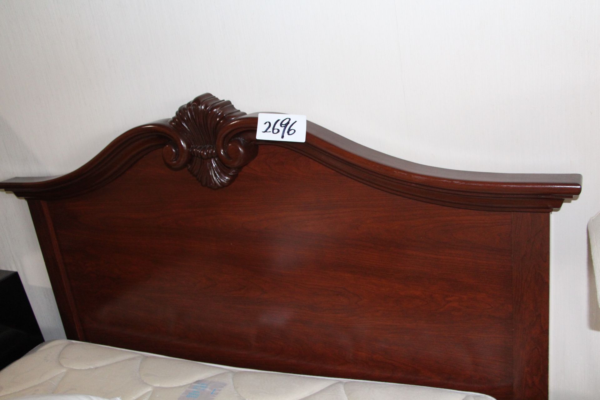 Mahogany color double size headboard