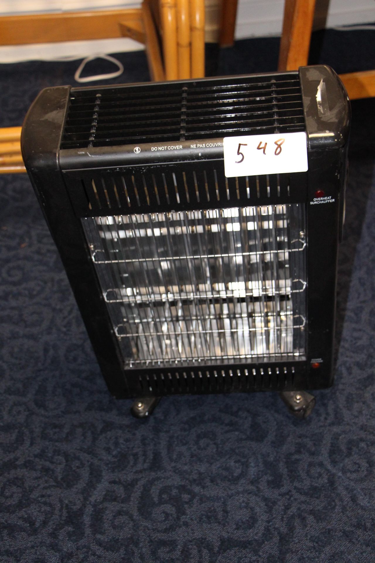 Optimus 2 in 1 convection & radiant electric heater