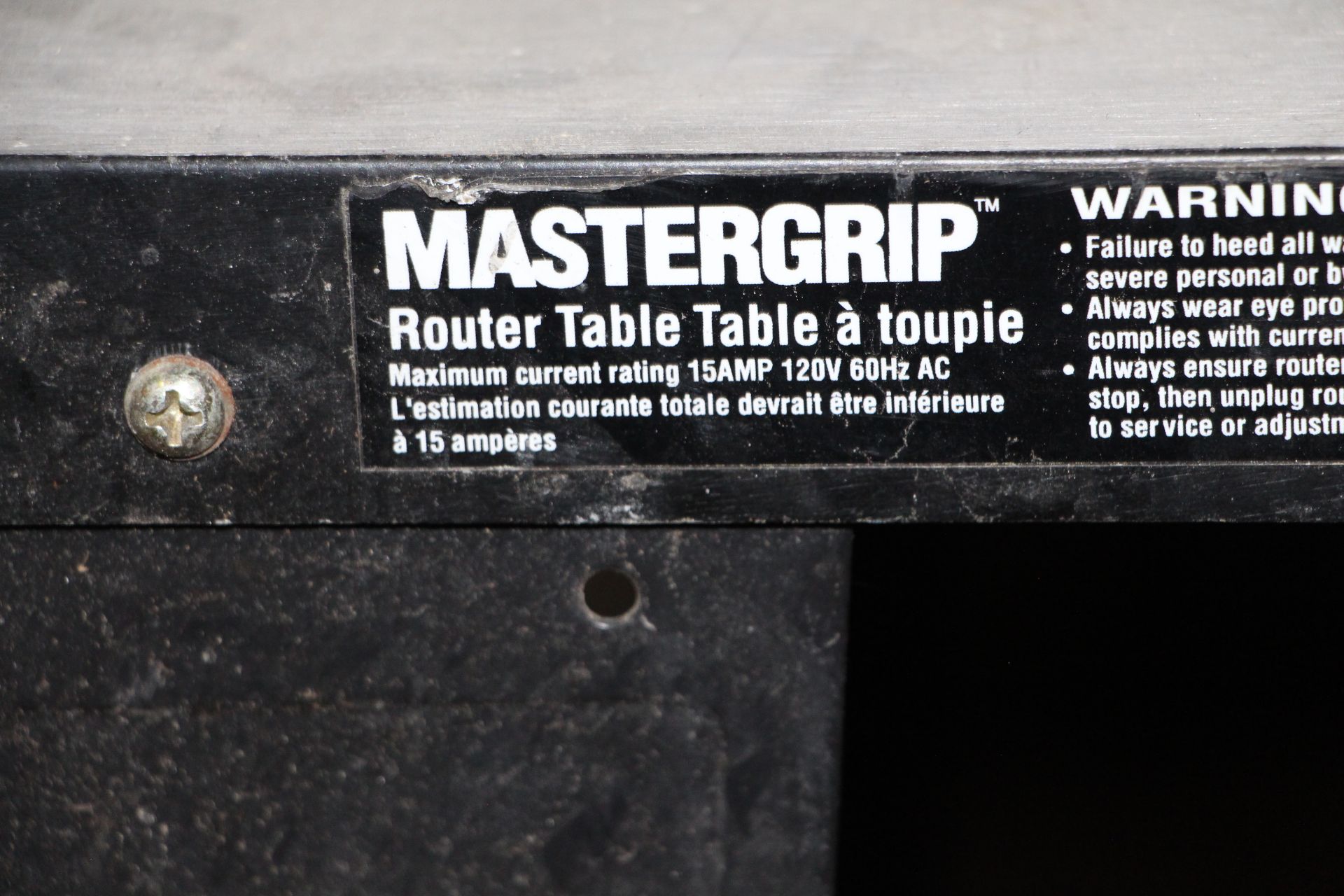 Mastergrip router table - Image 2 of 2