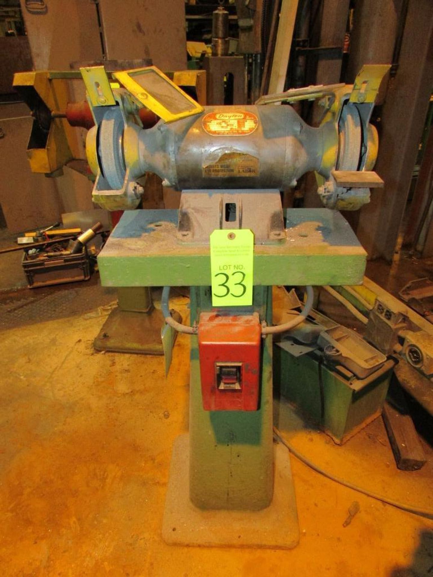 Dayton Model 2Z342J 6" Double End Pedestal Grinder - Image 2 of 3