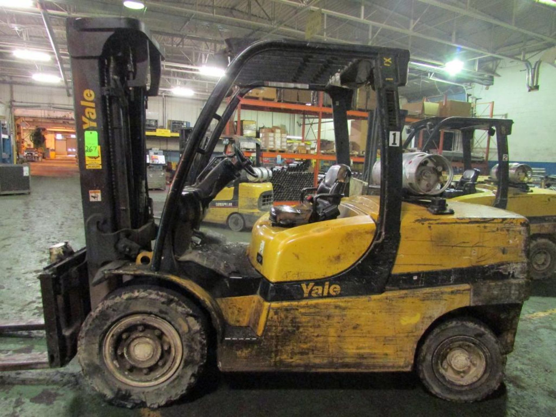 Yale Model GLP120VXNGGE096 10,950 lb. Capacity Fork Lift Truck - Image 7 of 15