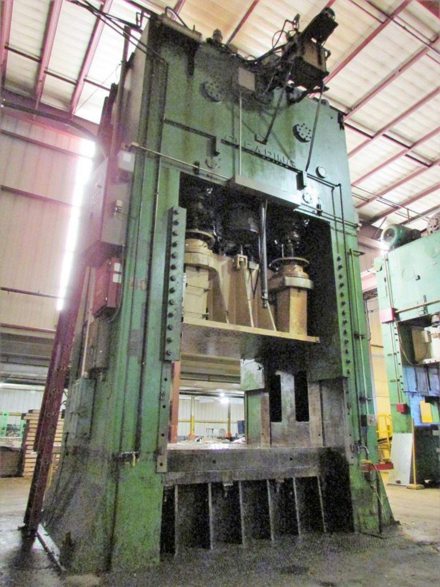 Clearing F41500-108 1,500 Ton Four Point Straight Side Press - Image 7 of 22
