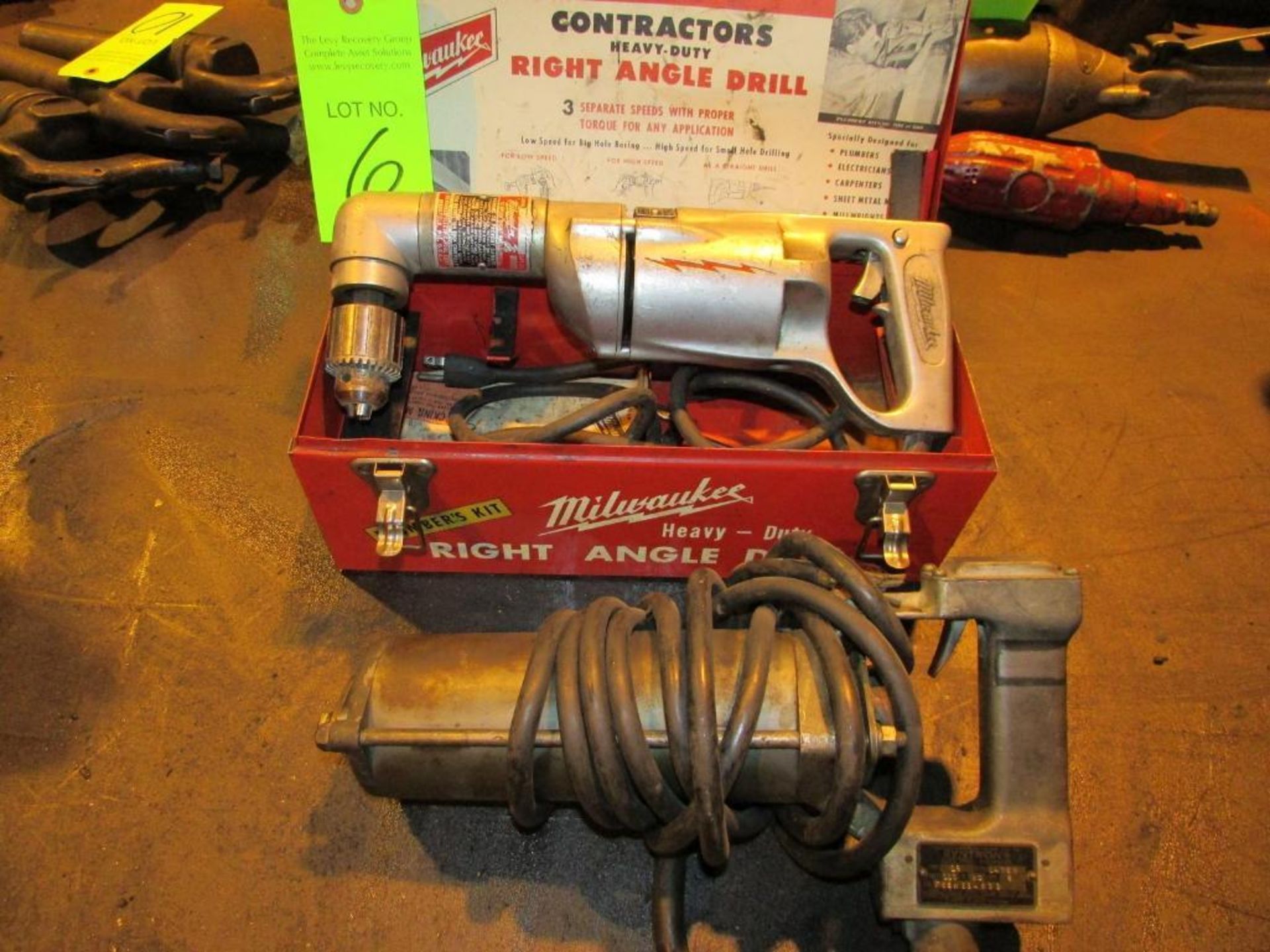 Milwaukee Cat No. 1100 Heavy Duty Right Angle Drill