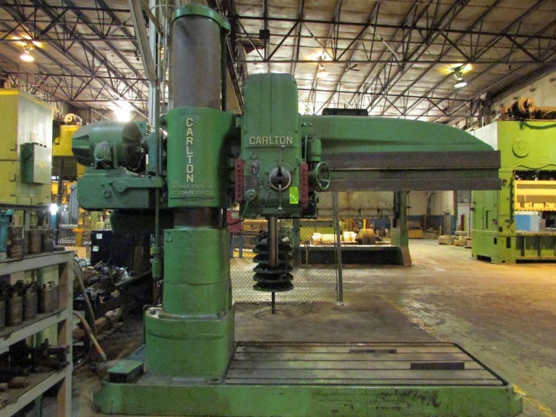 Carlton 8' x 19" Radial Arm Drill - Image 2 of 9