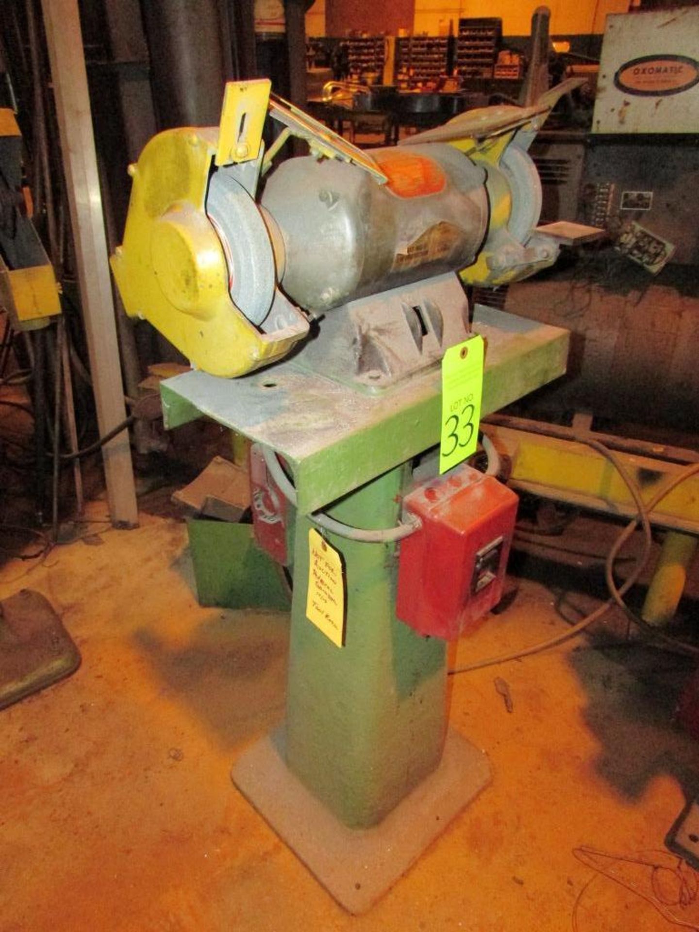 Dayton Model 2Z342J 6" Double End Pedestal Grinder