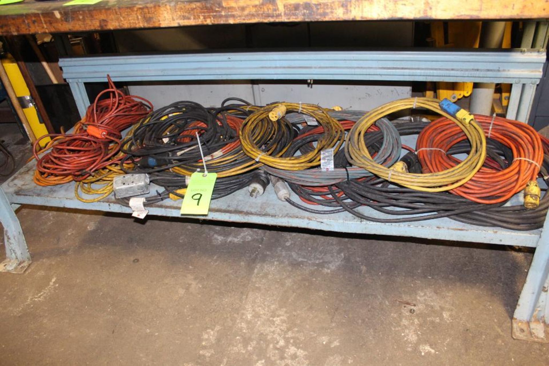 Lot of Assorted Extension Cords