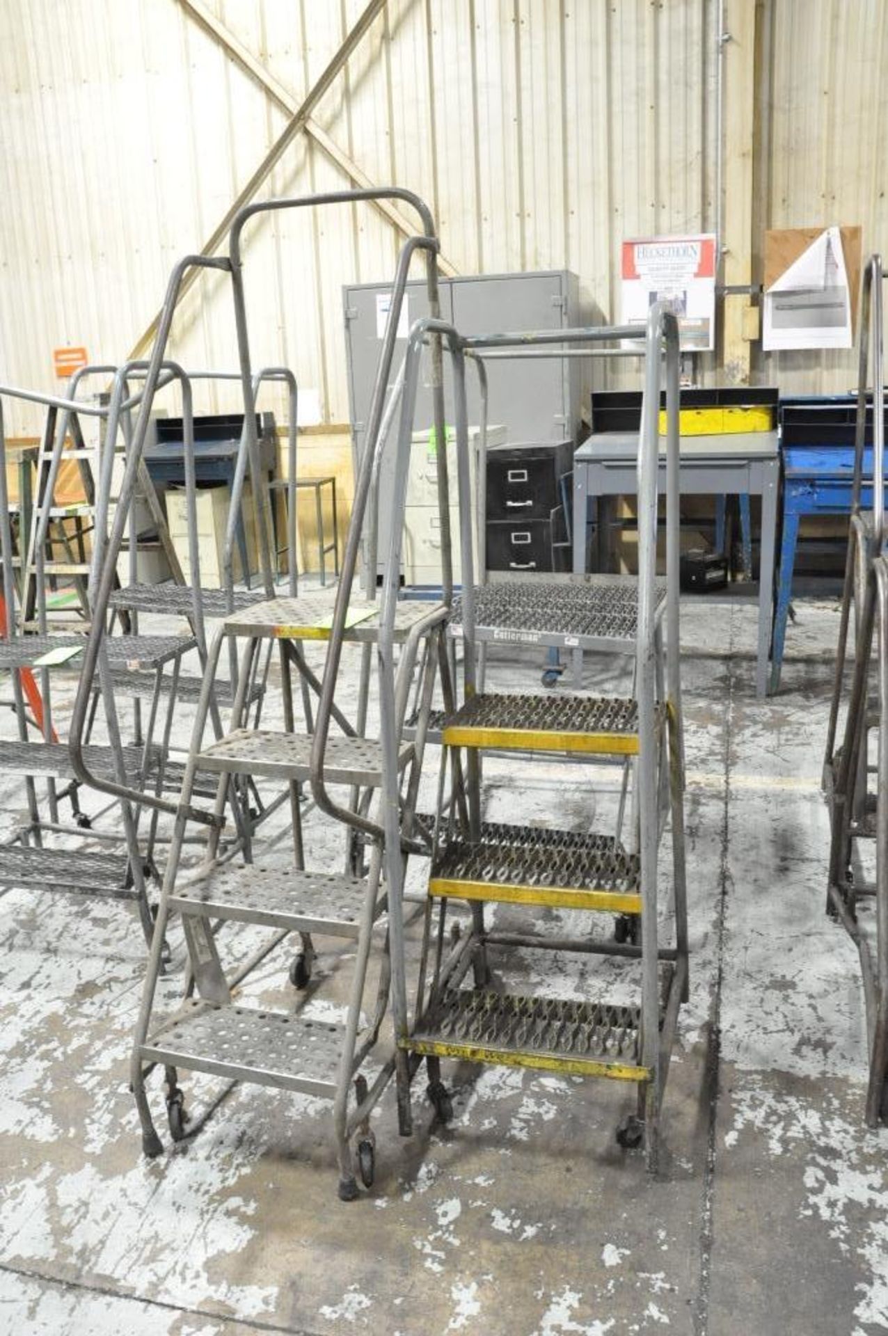 Lot-(3) Various Portable Stairs , (B-1)