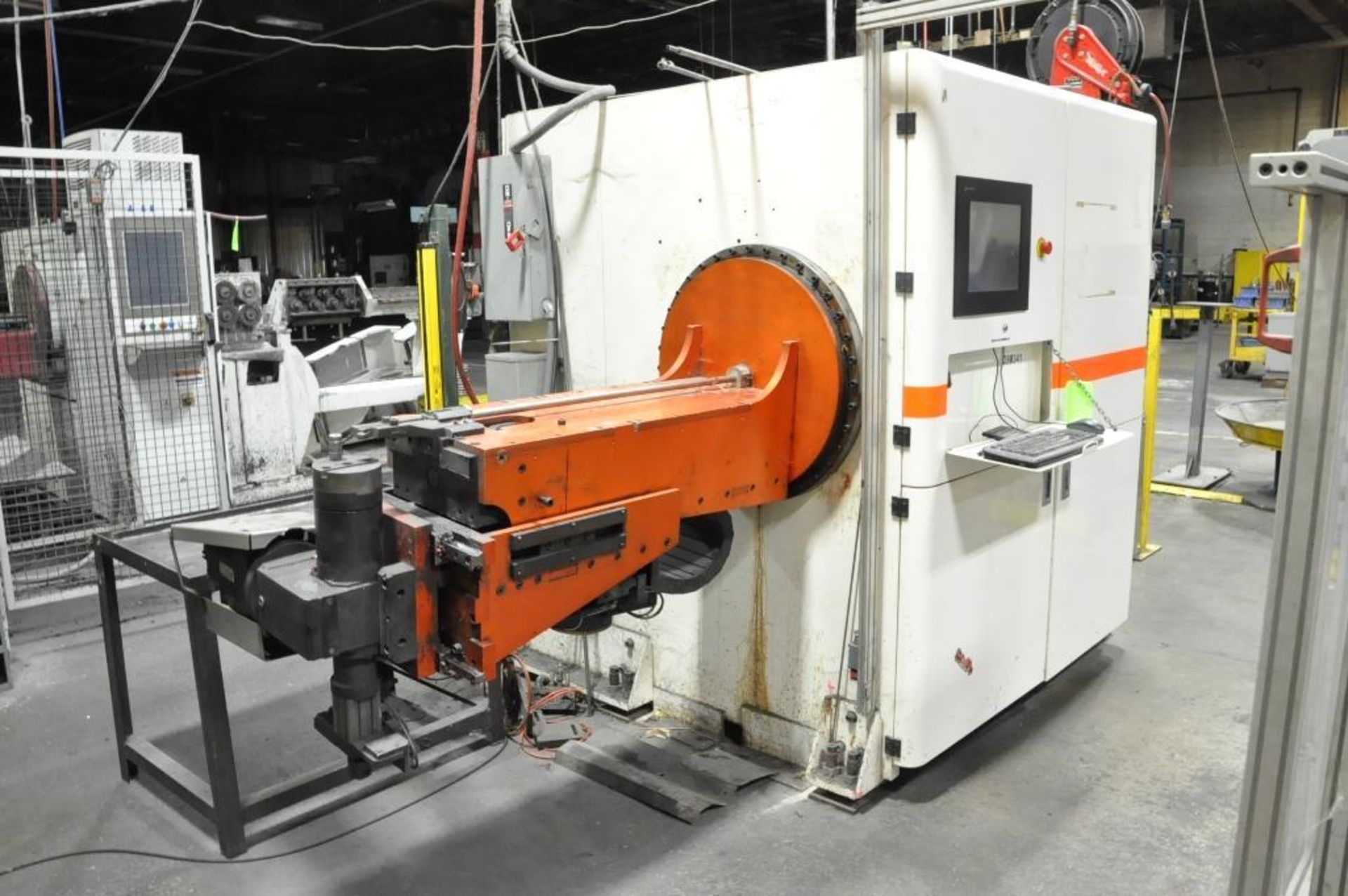 Mang Model 6S-10, 6-Axis CNC Bender, 10mm Wire Cap, m - Image 3 of 5