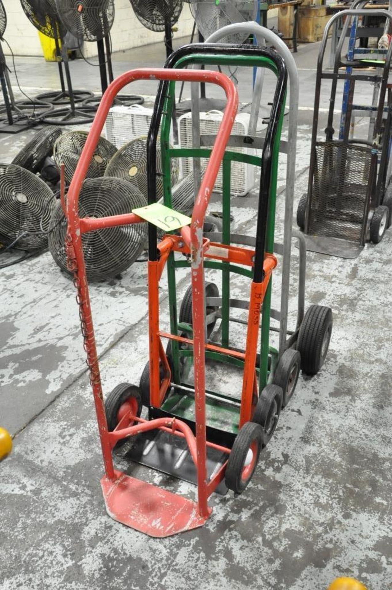 Lot-(4) 2-Wheel Hand Carts, (B-1)