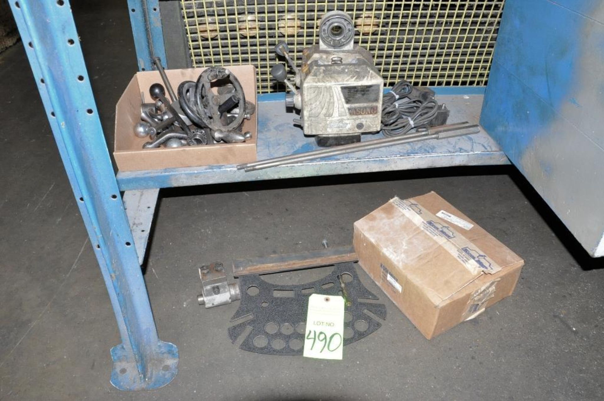 Lot-Machine Parts Under (1) Bench, (C-1)