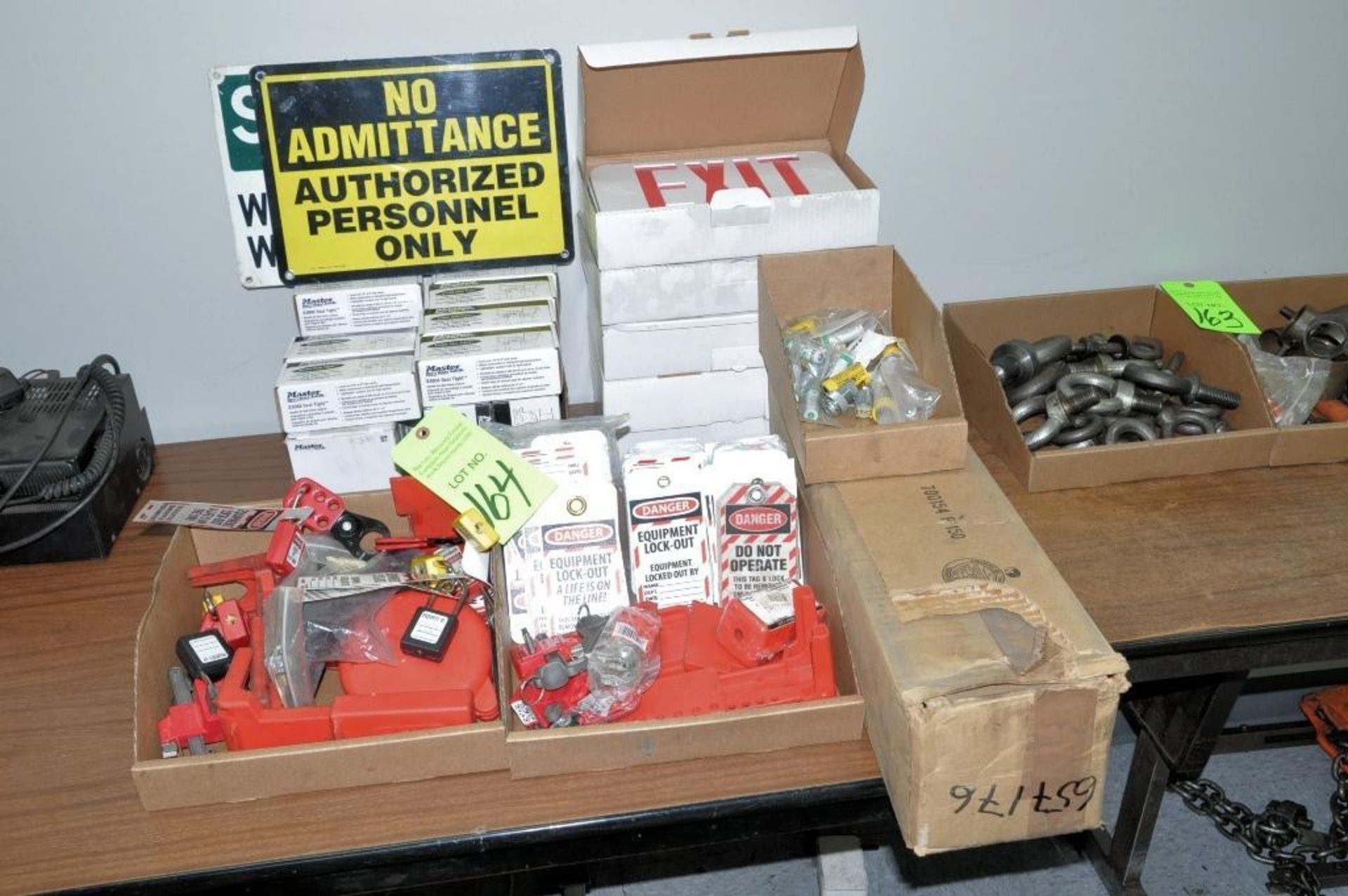 Lot-Safety Lockout Maintenance and Exit Signs, (B-1 Layout Room)