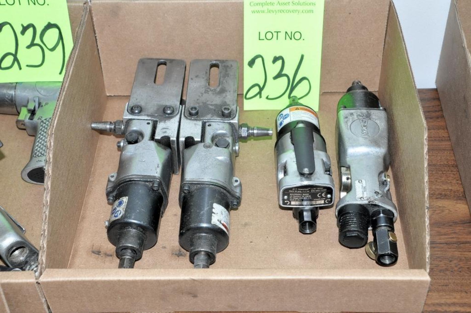 Lot-(4) Pneumatic Impact Tools in (1) Box, (B-1 Layout Room)