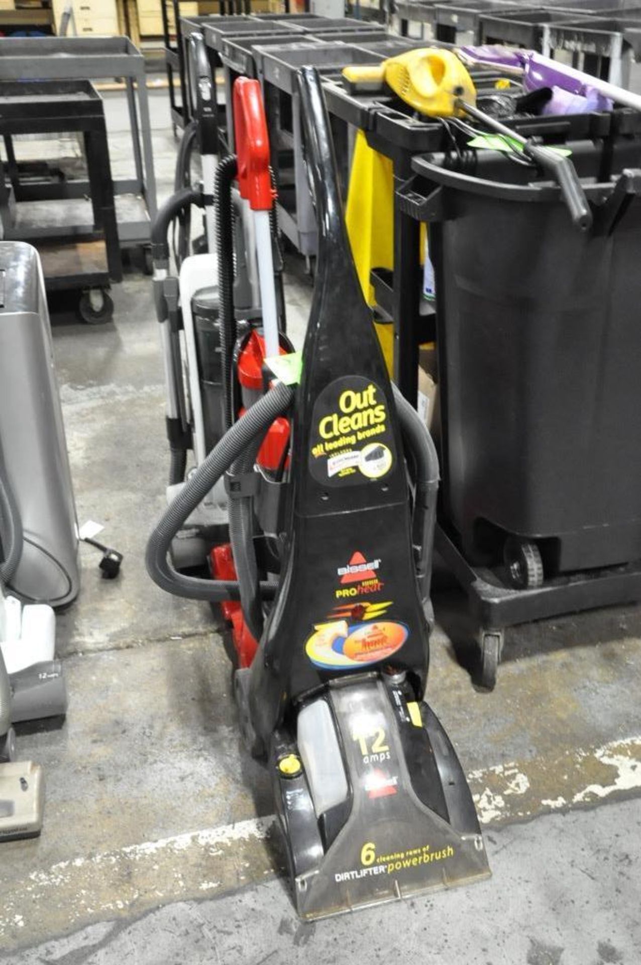 Lot-(4) Upright Office Floor Cleaners, (B-1)