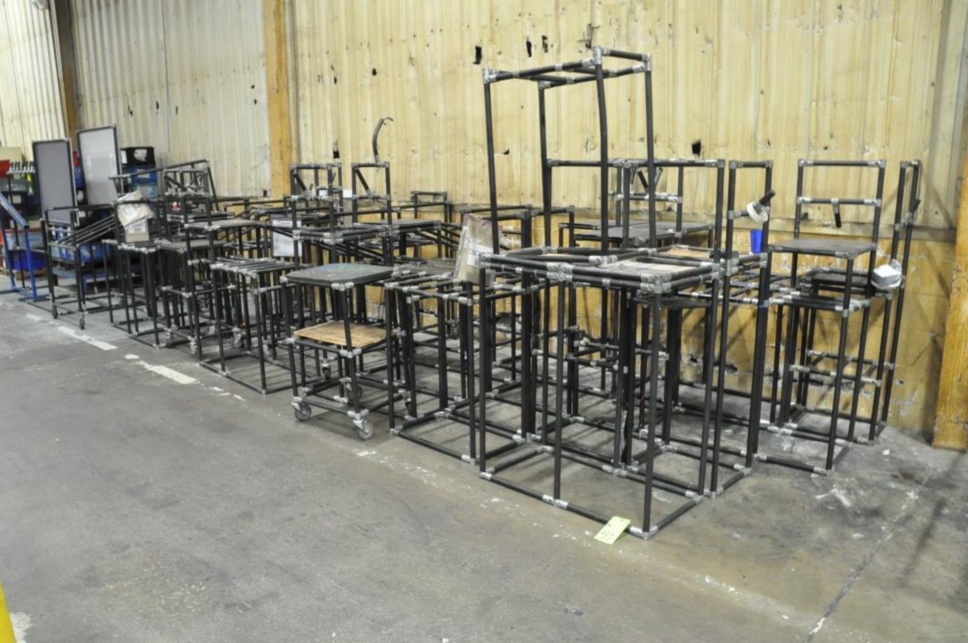 Lot-Tube Style Modular Work Stands in (1) Group, (B-1)