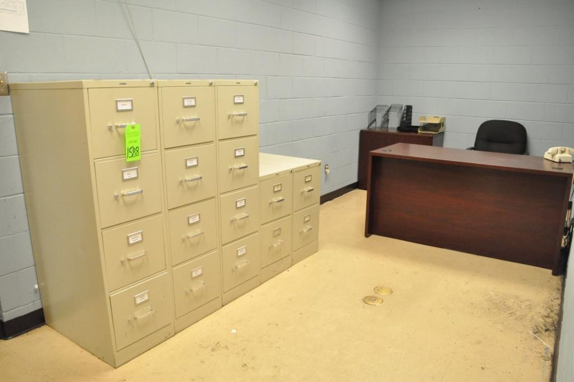 Lot-File Cabinets and Furniture in (1) Office, (Main)