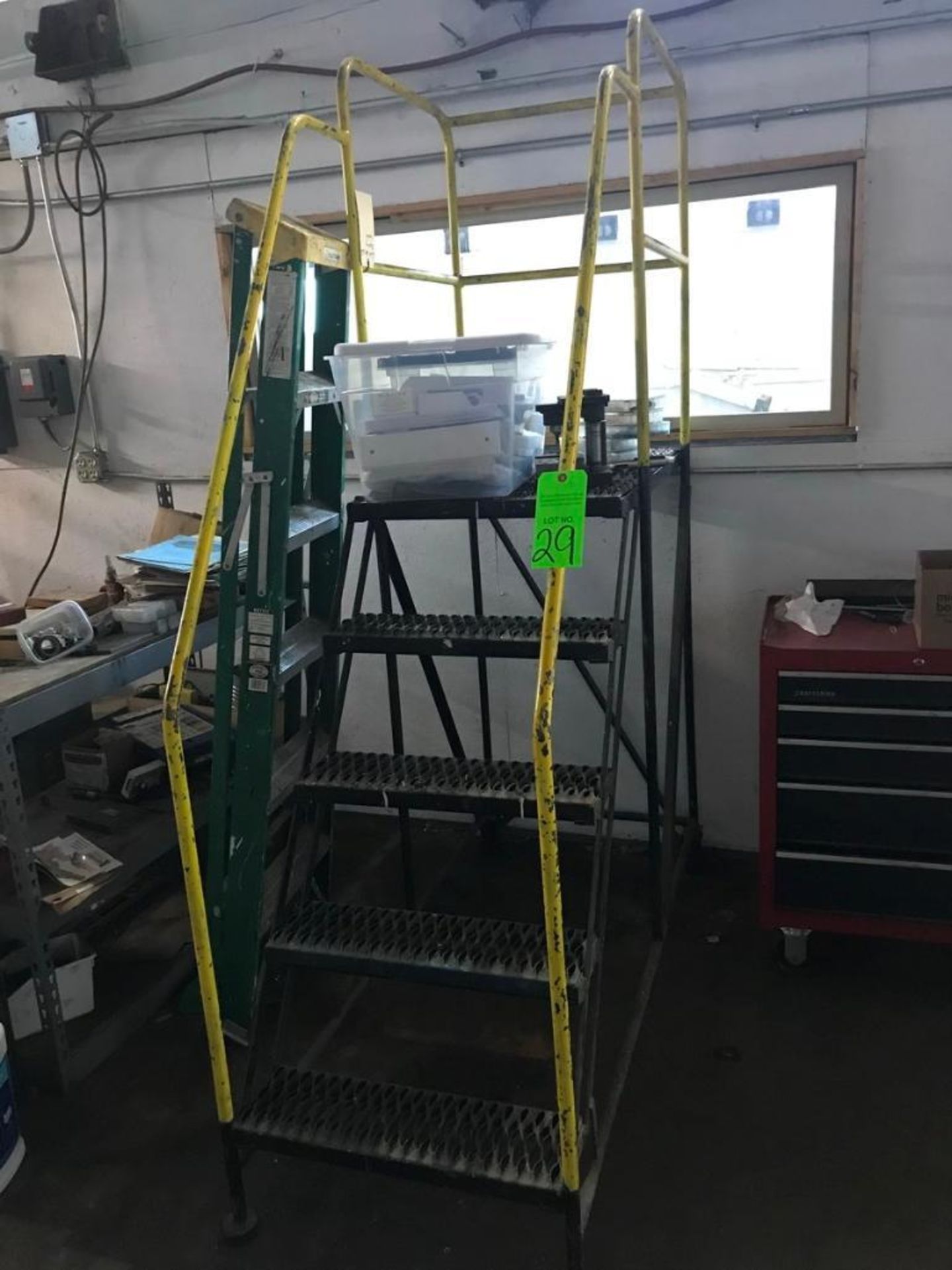 7' Rolling Shop Ladder