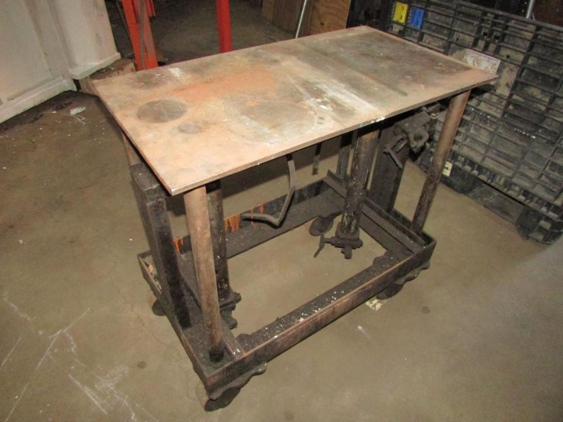 30'' x 24'' Steel Portable Lift Tables - Image 3 of 4