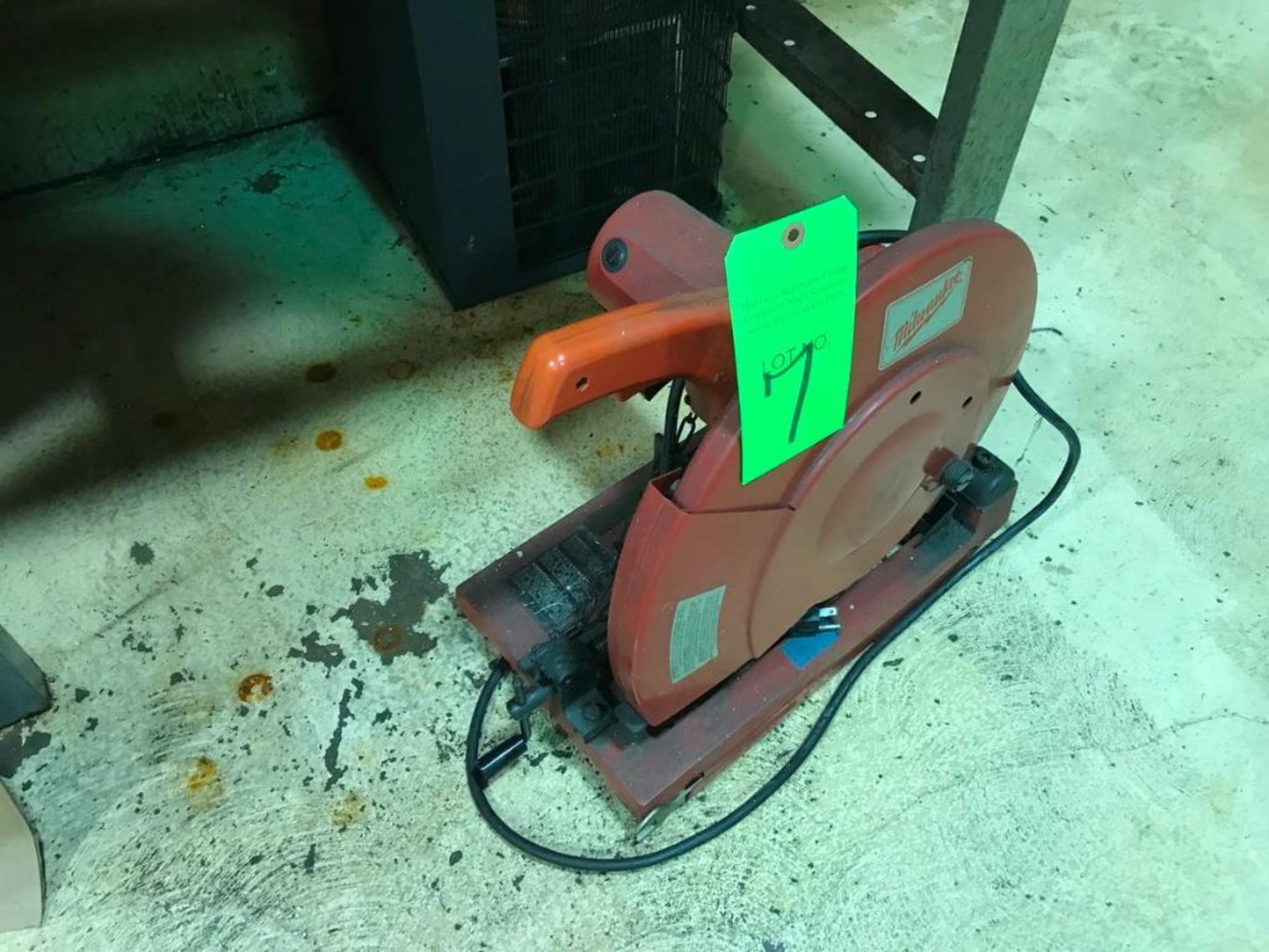 Milwaukee, mdl. 6176-20, 14'' Abrasive Cut-Off Machine Saw - Image 2 of 3