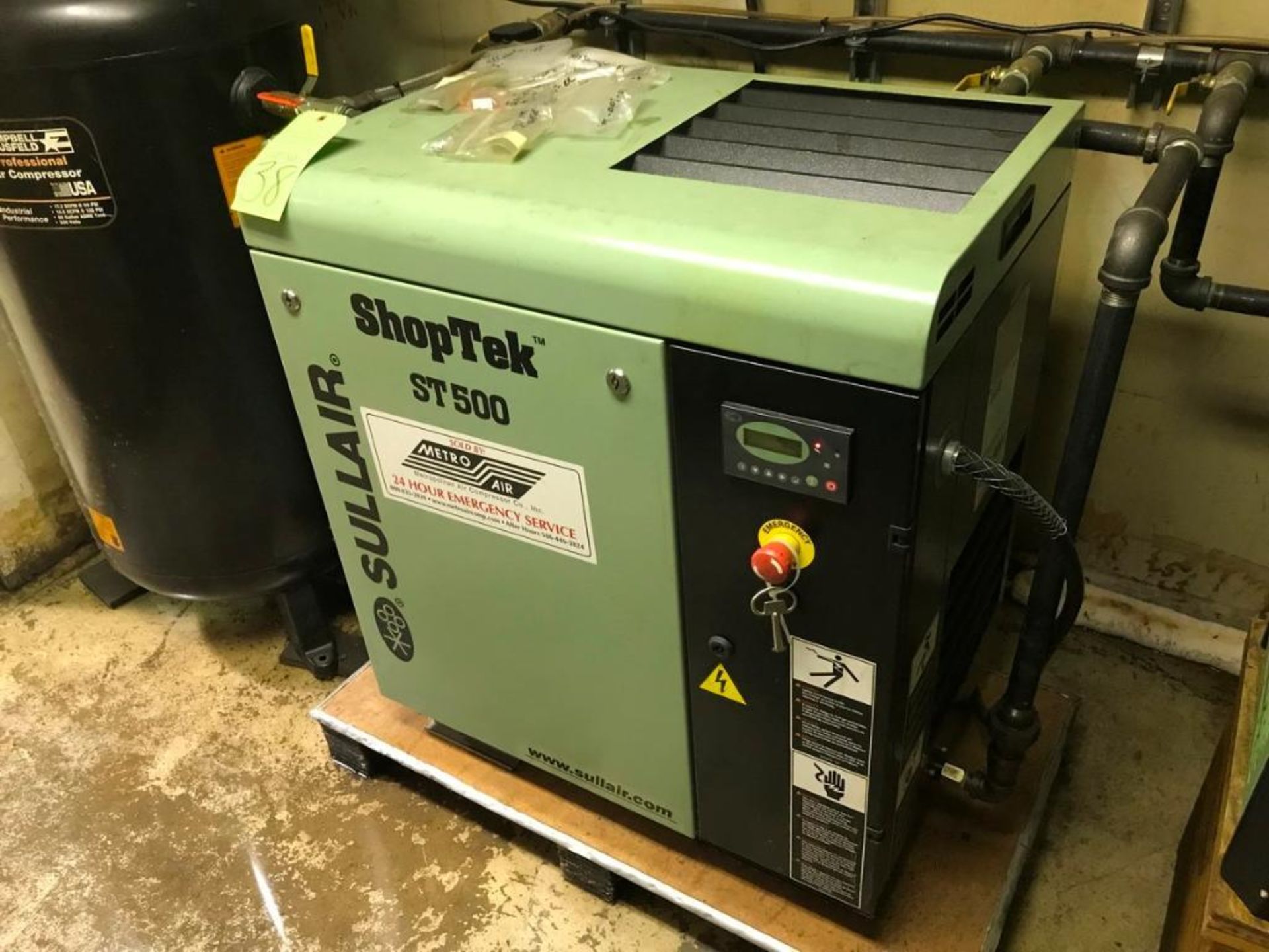 Sullair, mdl. St510 AC, Screw Air Compressor - Image 3 of 5