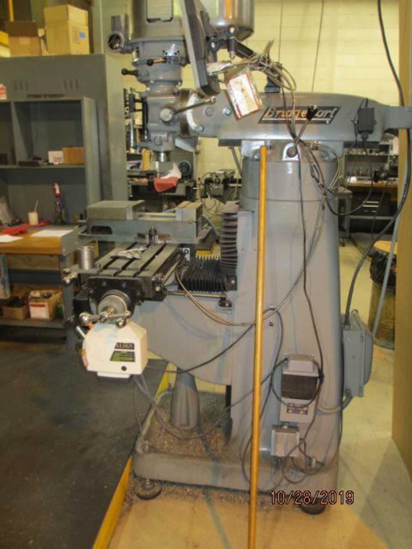 Bridgeport Series I 2 HP Vertical Mill - Image 6 of 6