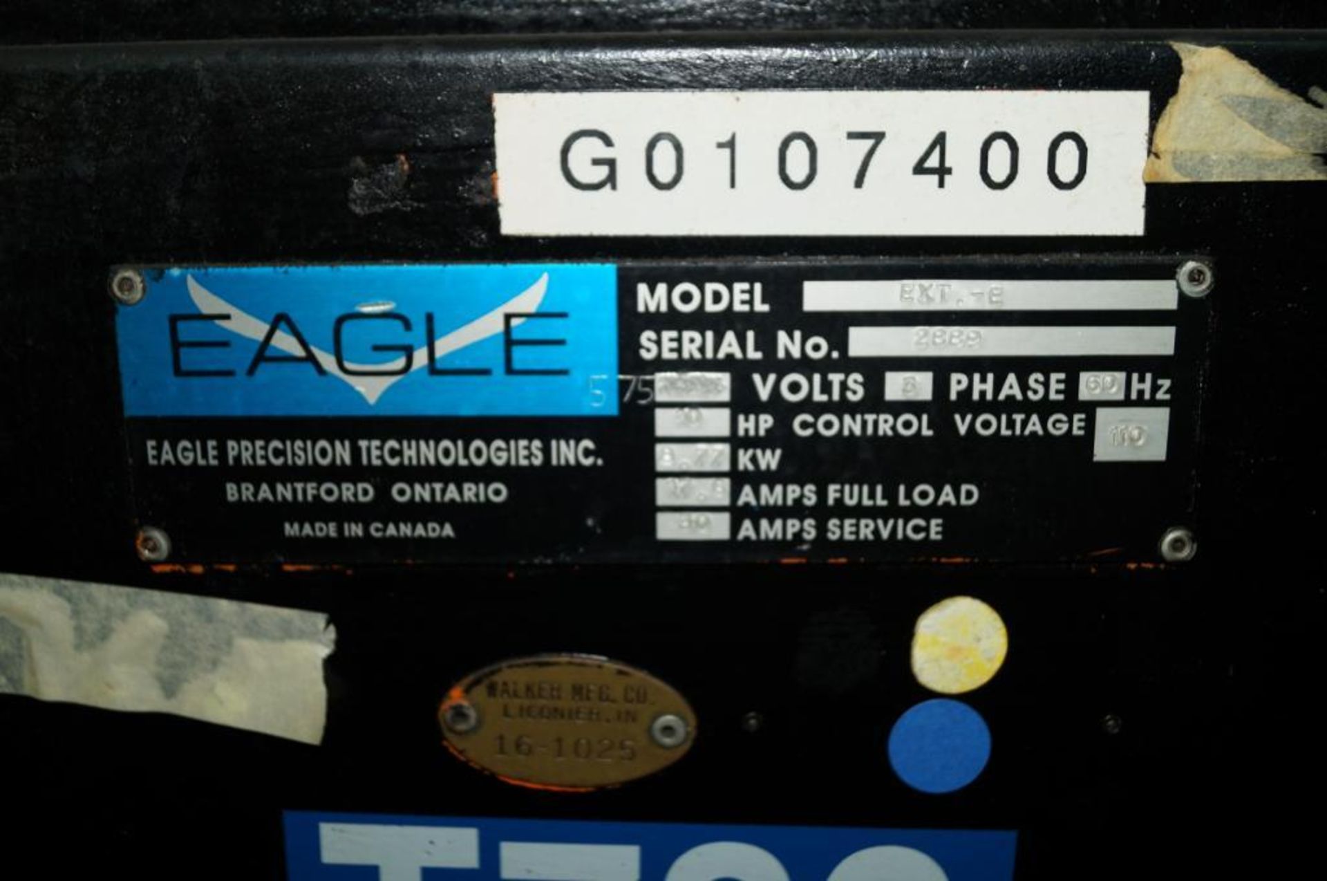 EAGLE, MODEL EXT-E, TUBE CUT OFF MACHINE - Image 7 of 7