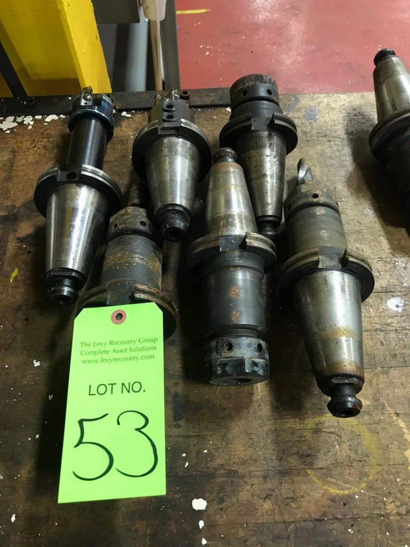 (6) Cat-50 Tool Holders