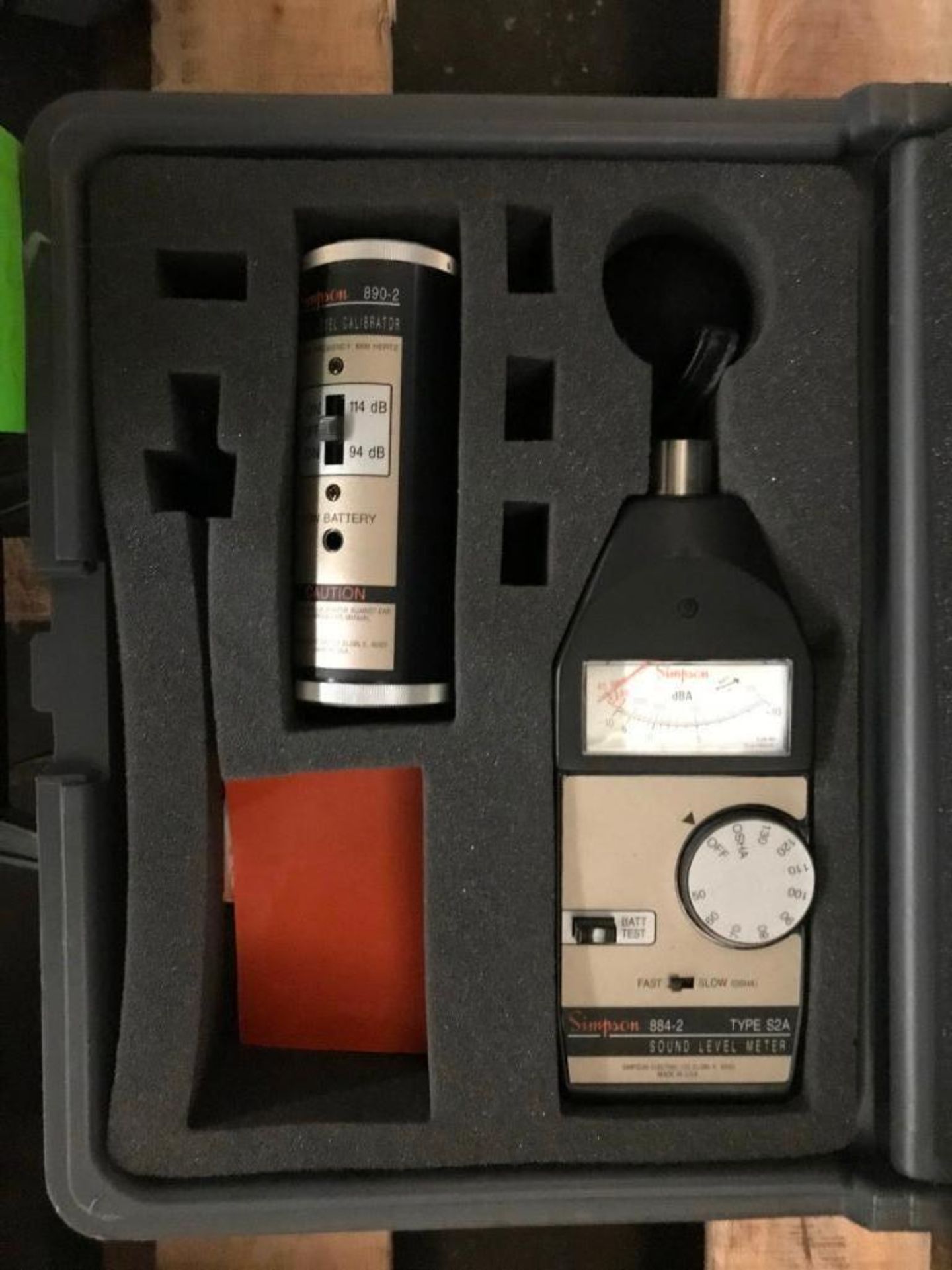 Simpson, mdl. 890-2, Sound level Calibrator - Image 2 of 2