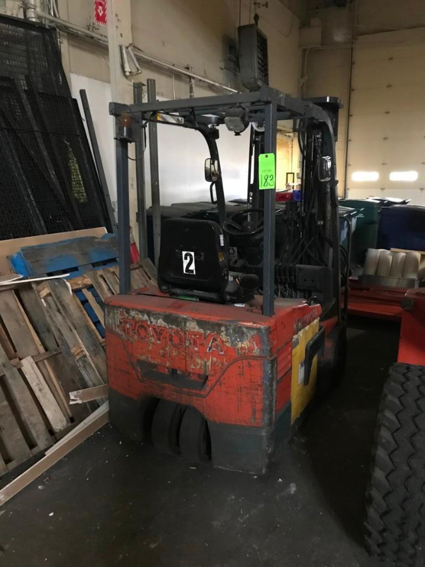 Toyota, mdl. 7FBEU15, Electric Forklift Truck