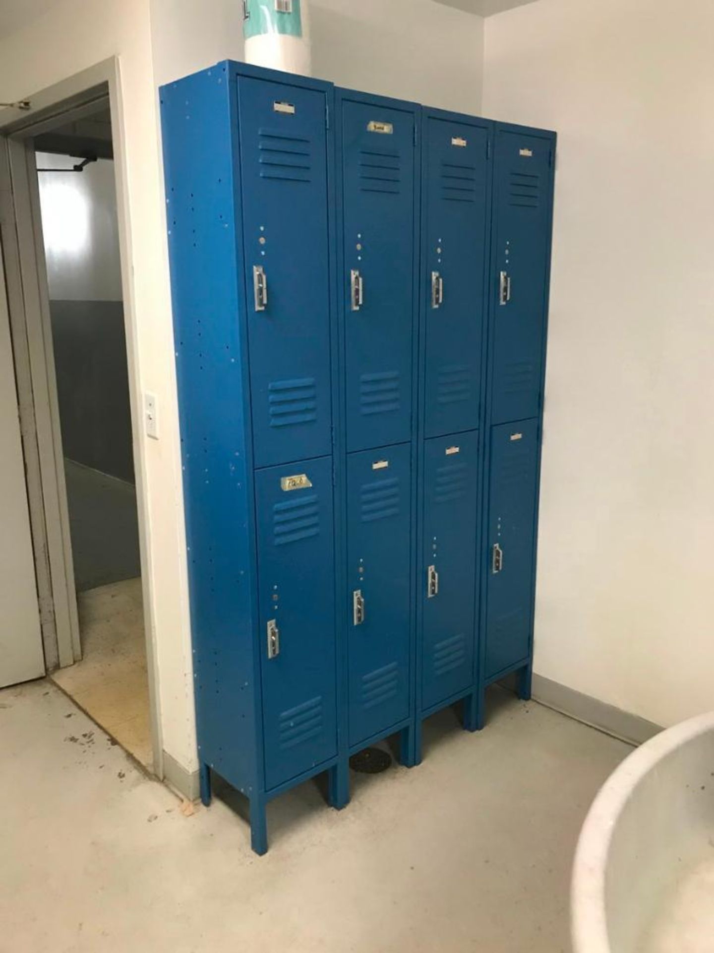 (6) 45'' x 18'' x 76'' 3-Door Lockers - Image 3 of 6