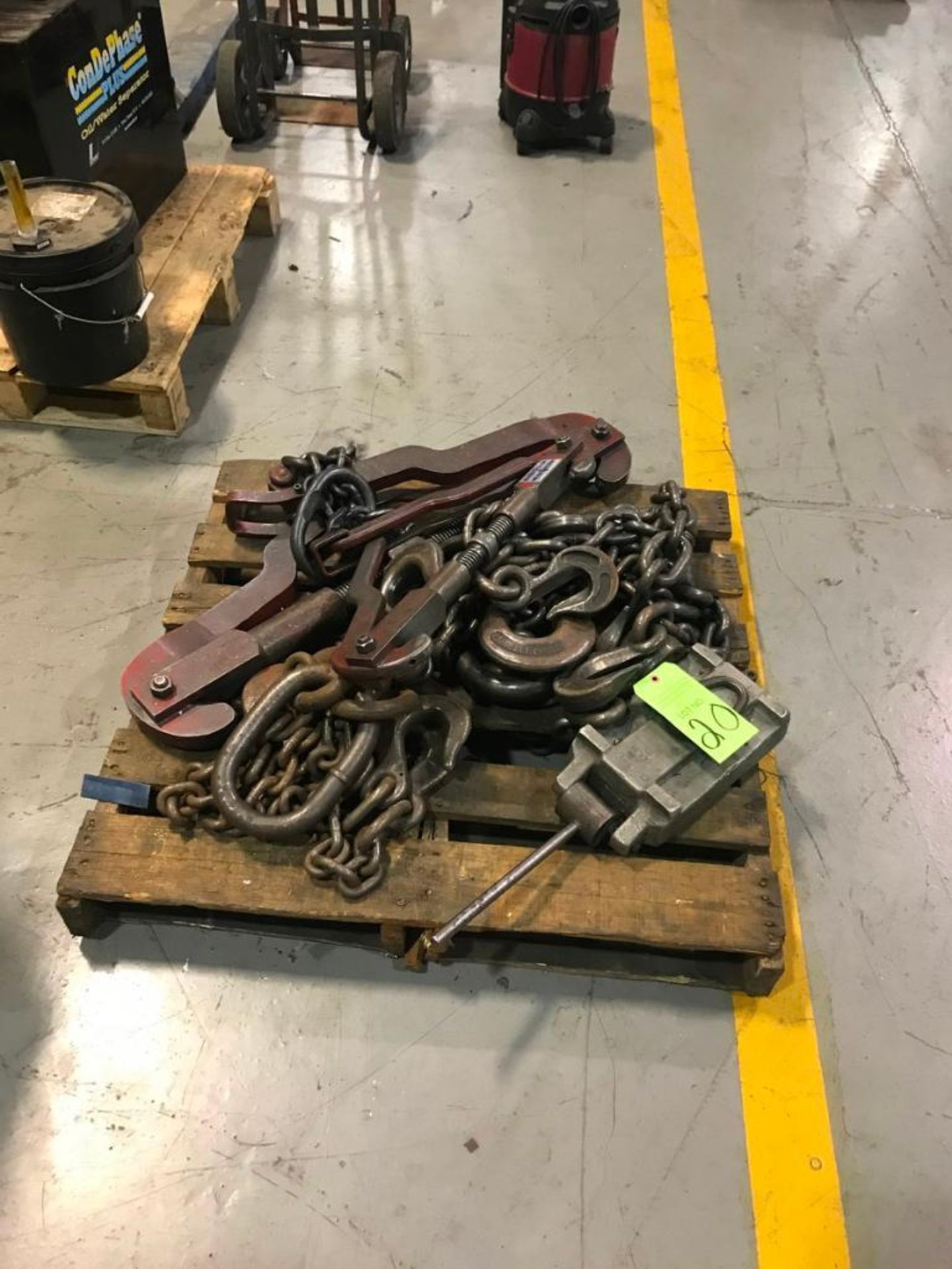 (1) Skid Of Assorted Hoist Equipment