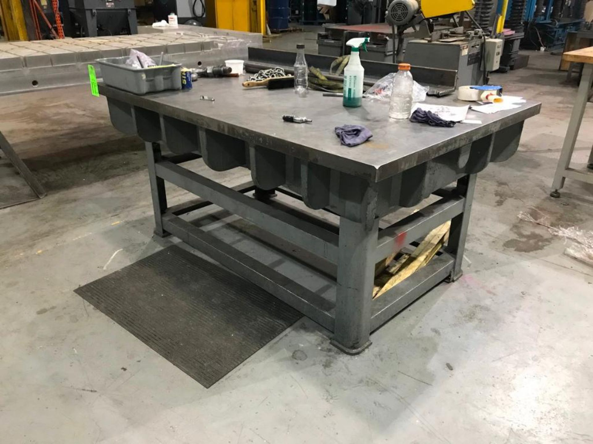 Precision Ground Steel Table - Image 2 of 2