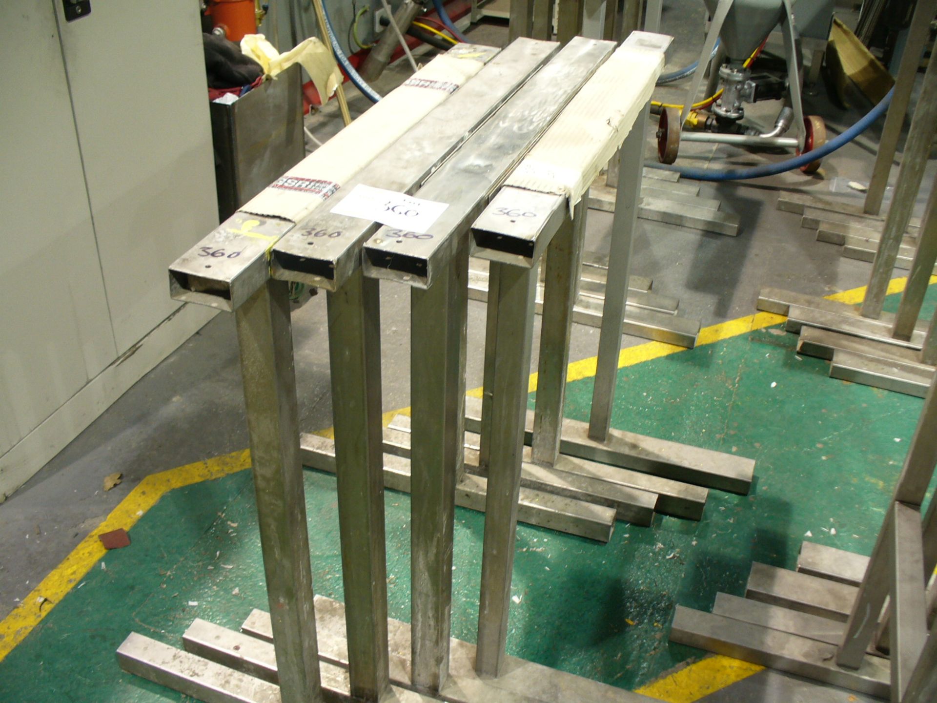 Stainless steel TRESTLE, 4off, 920 high x 900 long