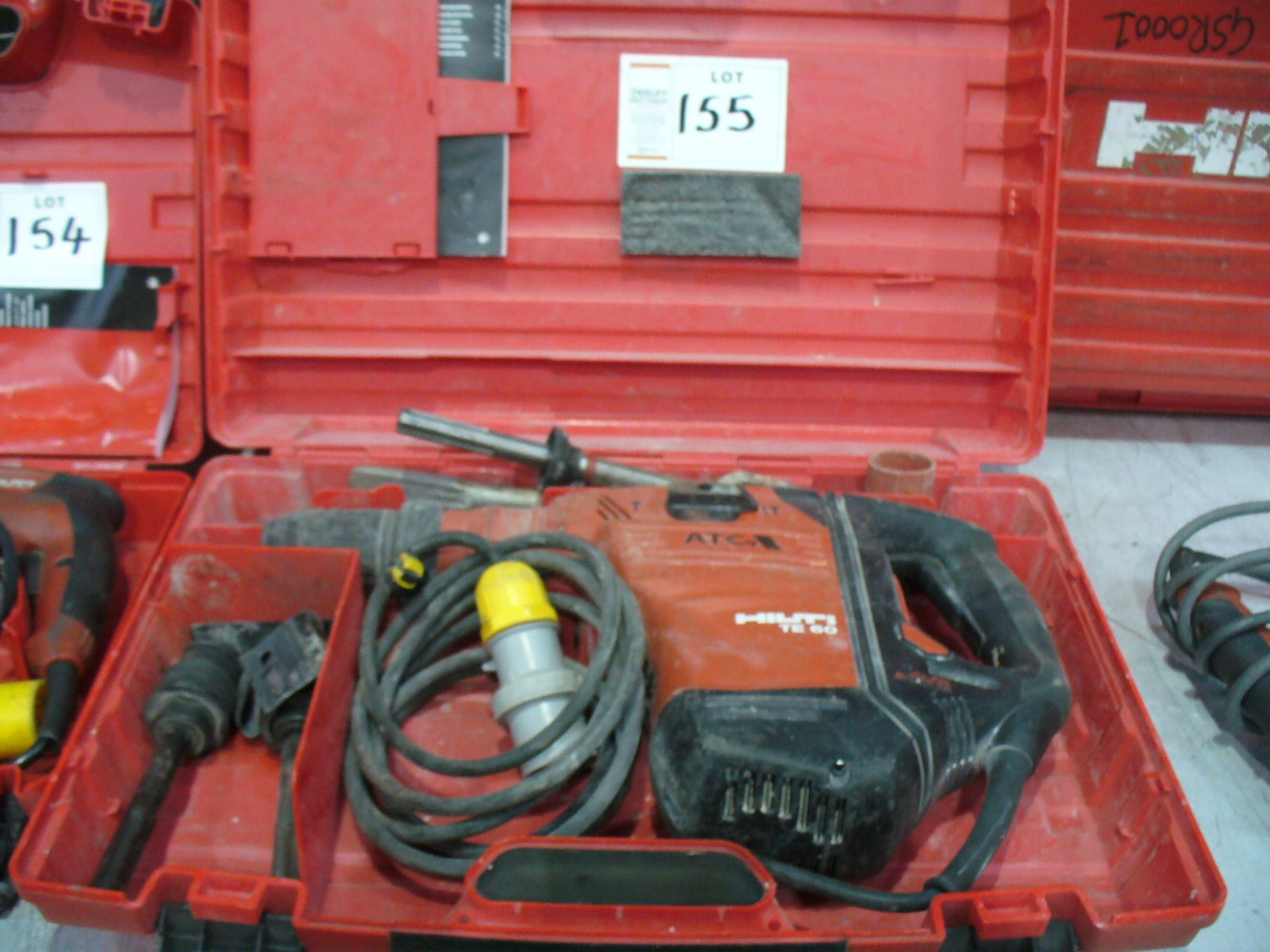 Hilti TE 60 ATC-AVR COMBI HAMMER DRILL 110v with various bits