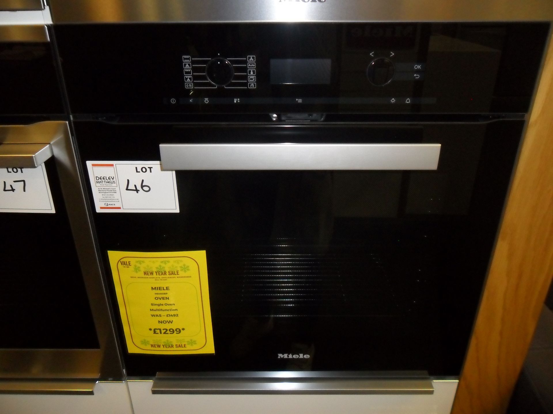 Miele H6460BP multi function SINGLE OVEN RRP £1,299