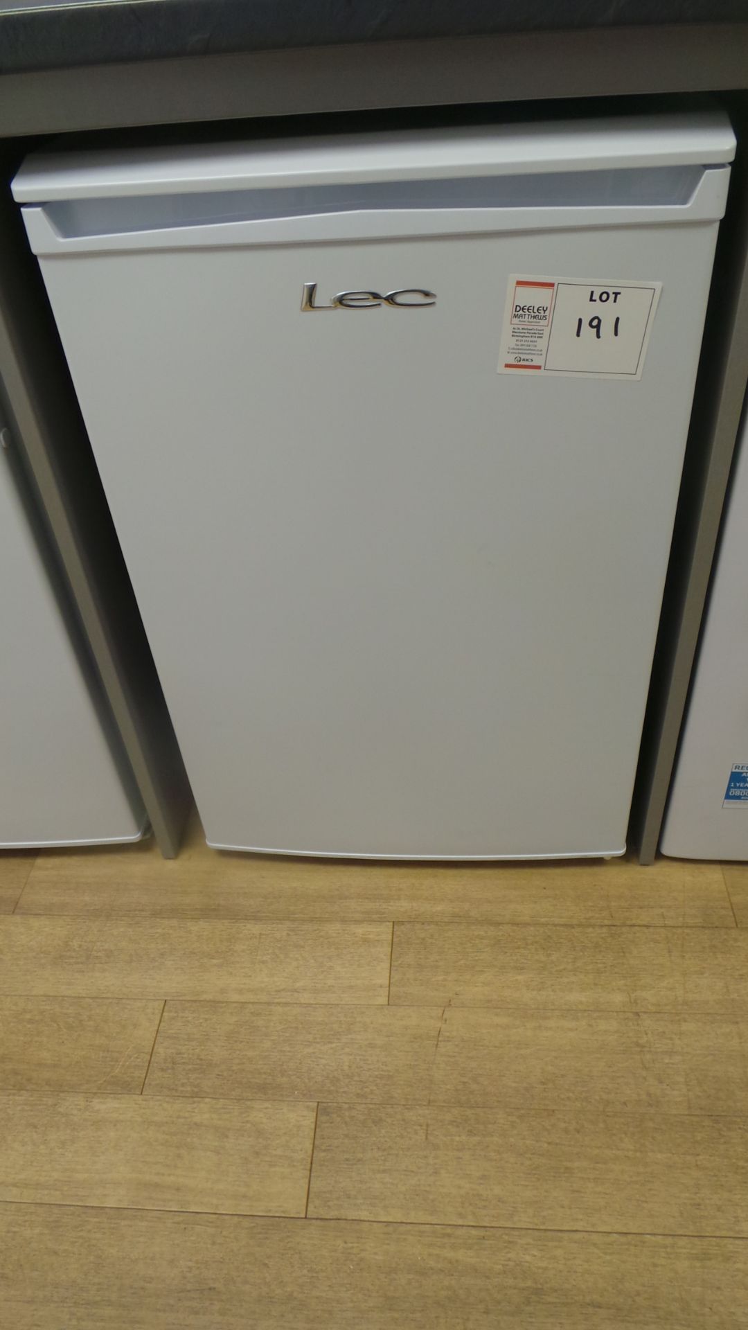 LEC 55cm UNDER COUNTER FREEZER U5517W RRP £179.99