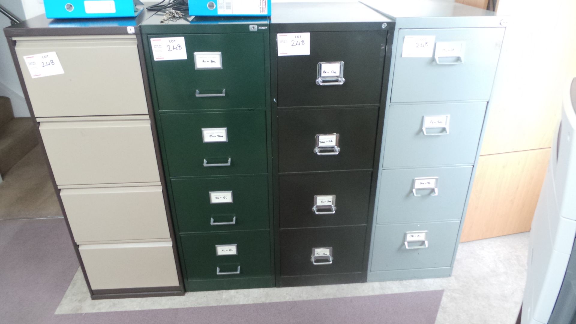 4 x 4 drawer FILING CABINETS