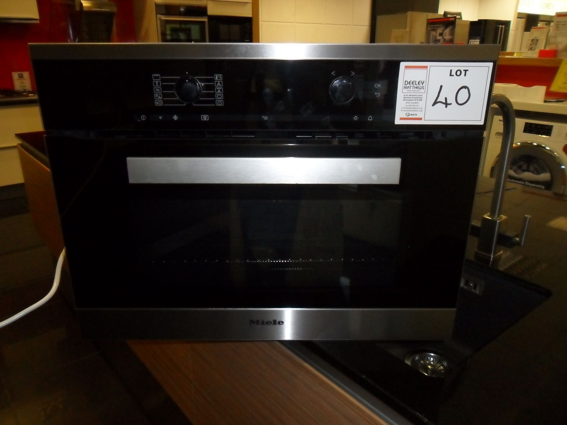 Miele H6200BM microwave COMBINATION OVEN RRP £1,539