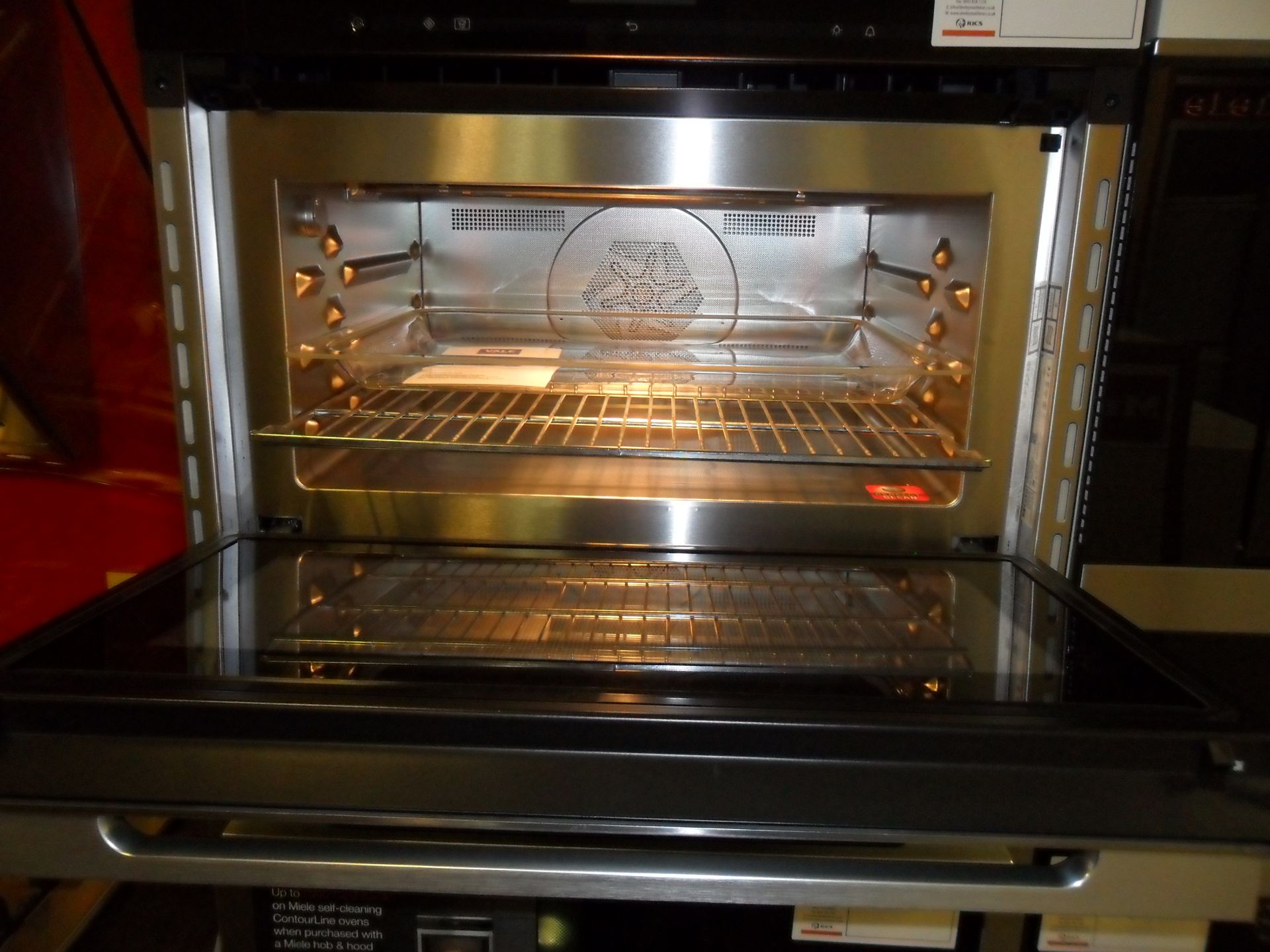 Miele E16500BM Contour Range stainless steel COMBINATION OVEN RRP £2,479 - Image 3 of 4