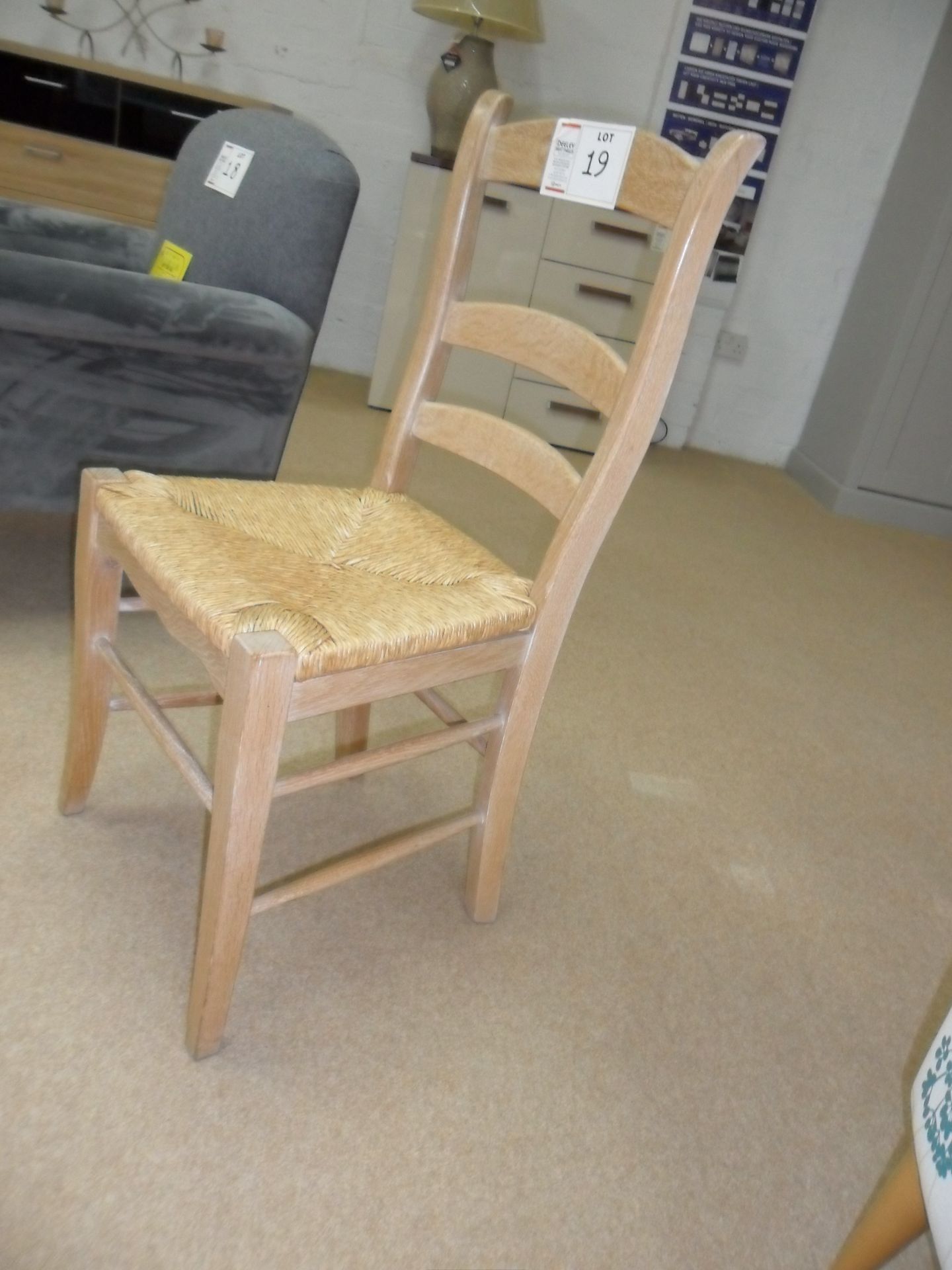 Wicker WOODEN CHAIR - Image 2 of 2