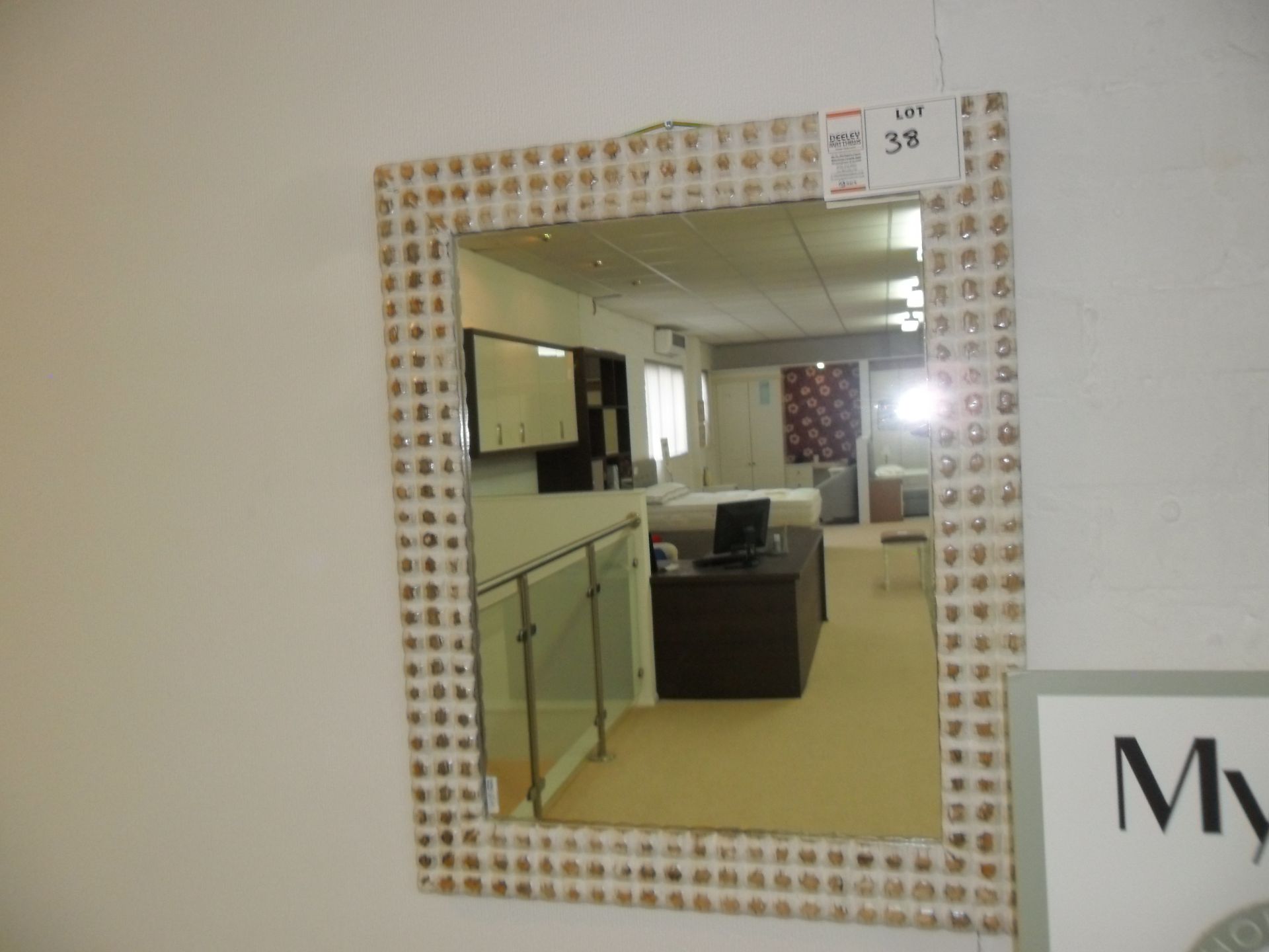 VANITY MIRROR with chipwood frame