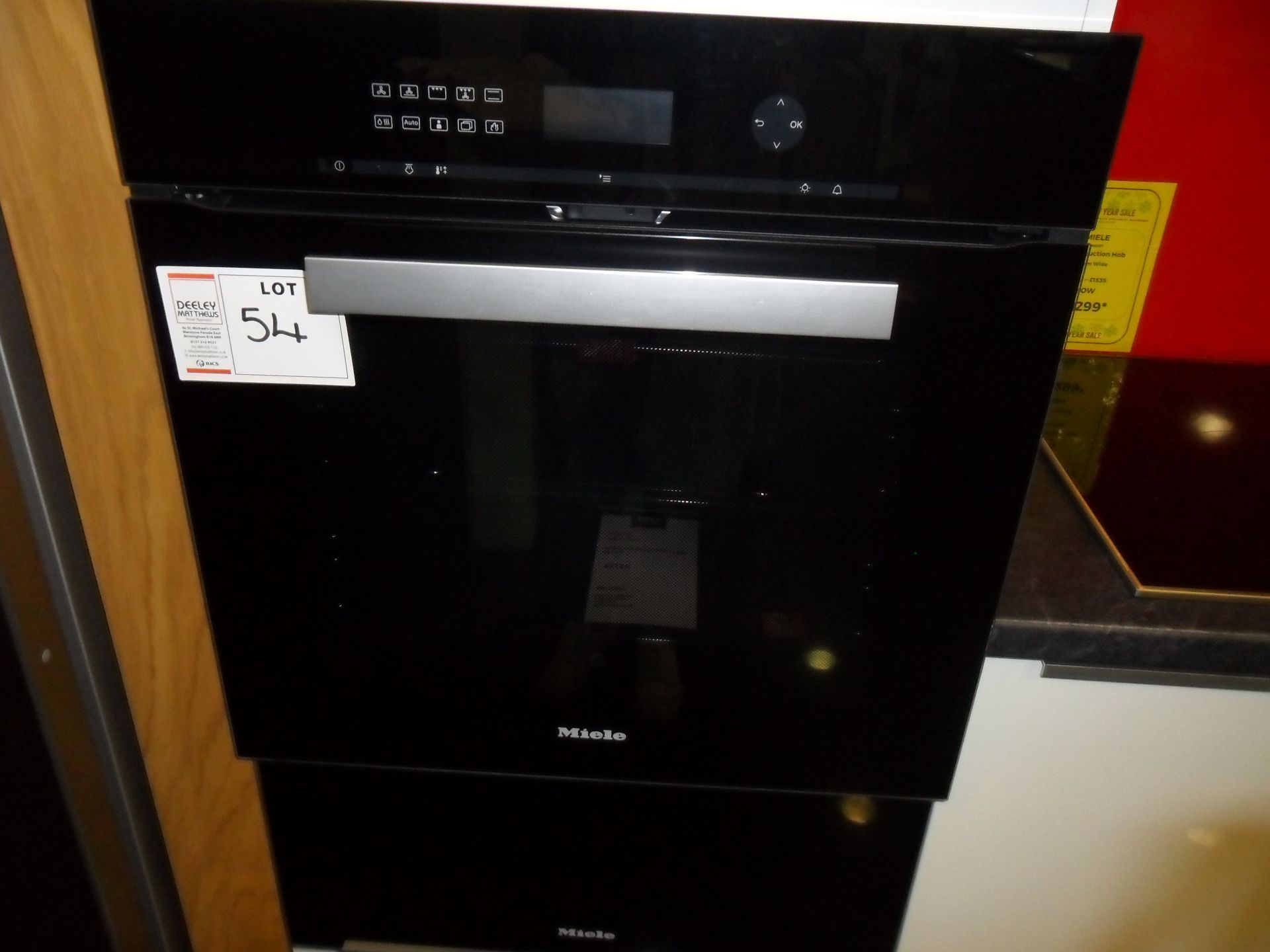 Miele 46461BP Pure Line Pyrolite OVEN black RRP £2,125 - Image 2 of 3