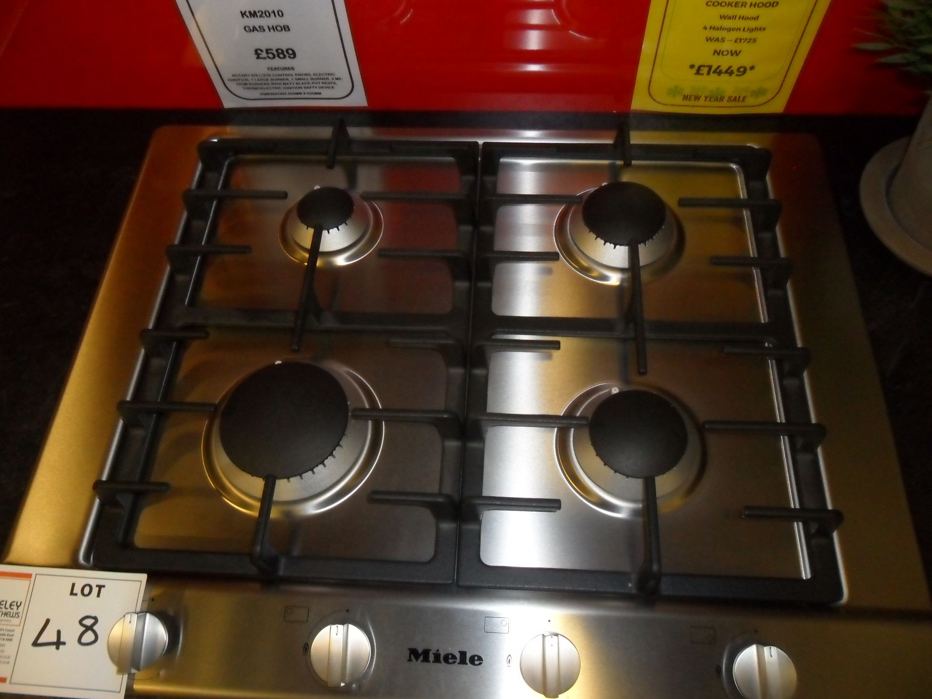 Miele KM2010 GAS HOB RRP £589 - Image 2 of 2