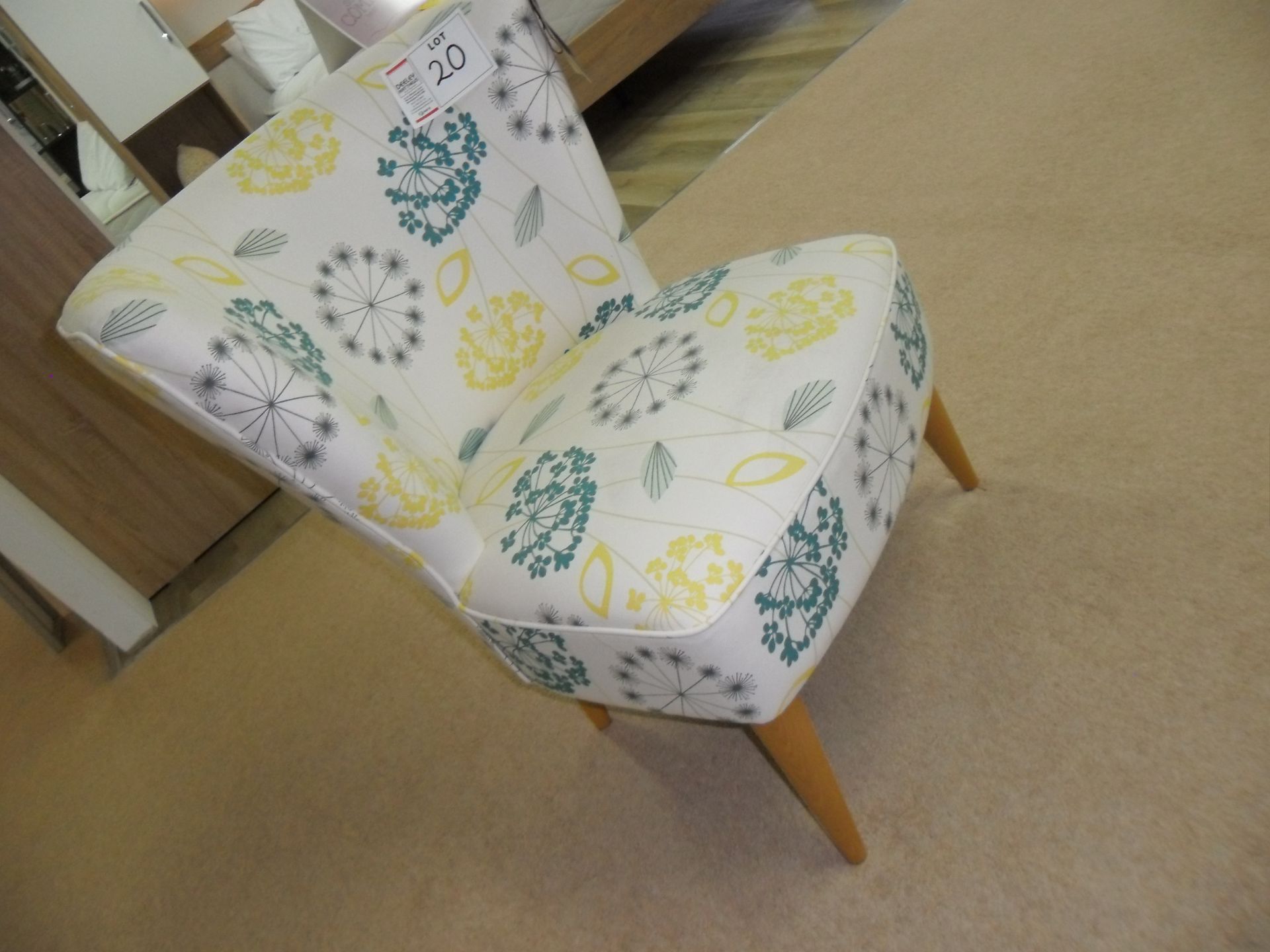 Stuart Jones Floral Print CHAIR - Image 2 of 2