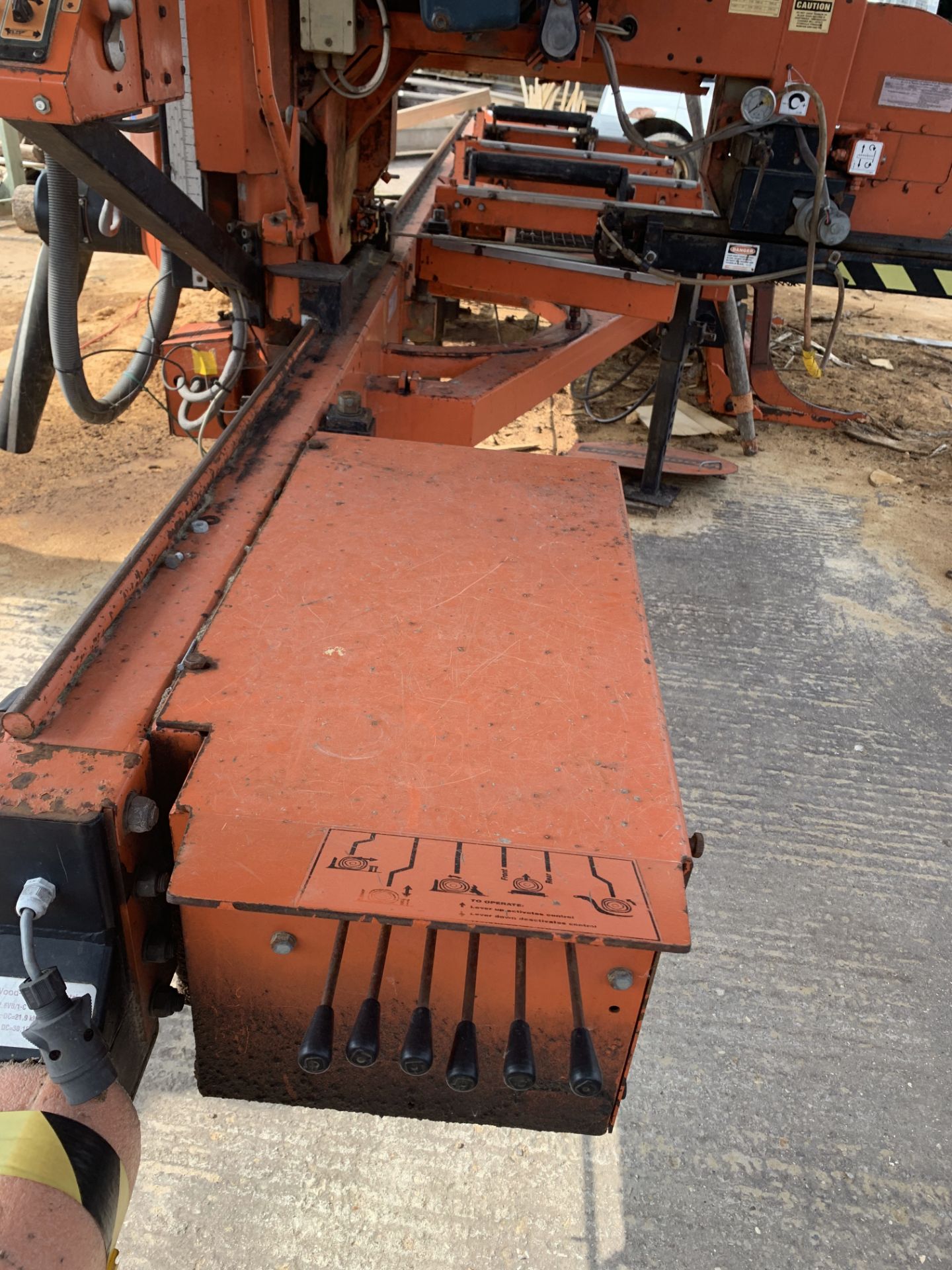 Wood-Mizer LT40MD335DH PORTABLE SAW MILL, serial no 456c42417EPHE1464 (27/08/07), 2378 hours, SW- - Image 4 of 12
