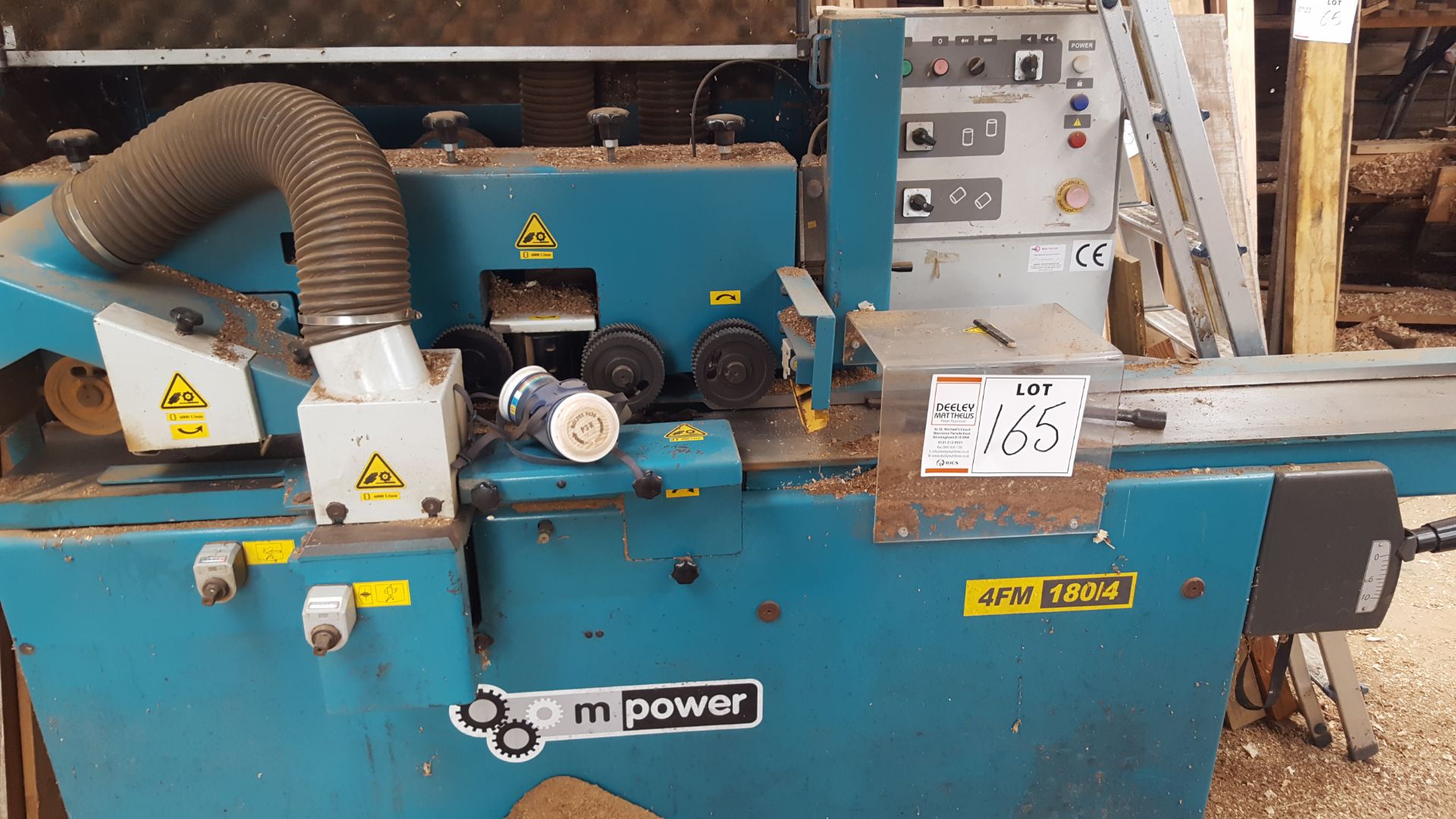 M Power 4 FM 180/4 4 sided PLANER, serial no 425640