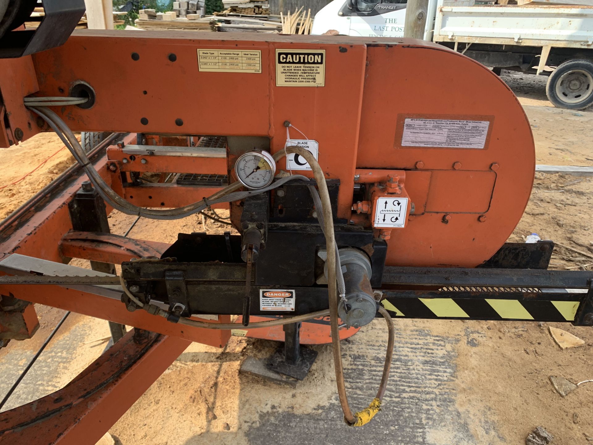 Wood-Mizer LT40MD335DH PORTABLE SAW MILL, serial no 456c42417EPHE1464 (27/08/07), 2378 hours, SW- - Image 5 of 12