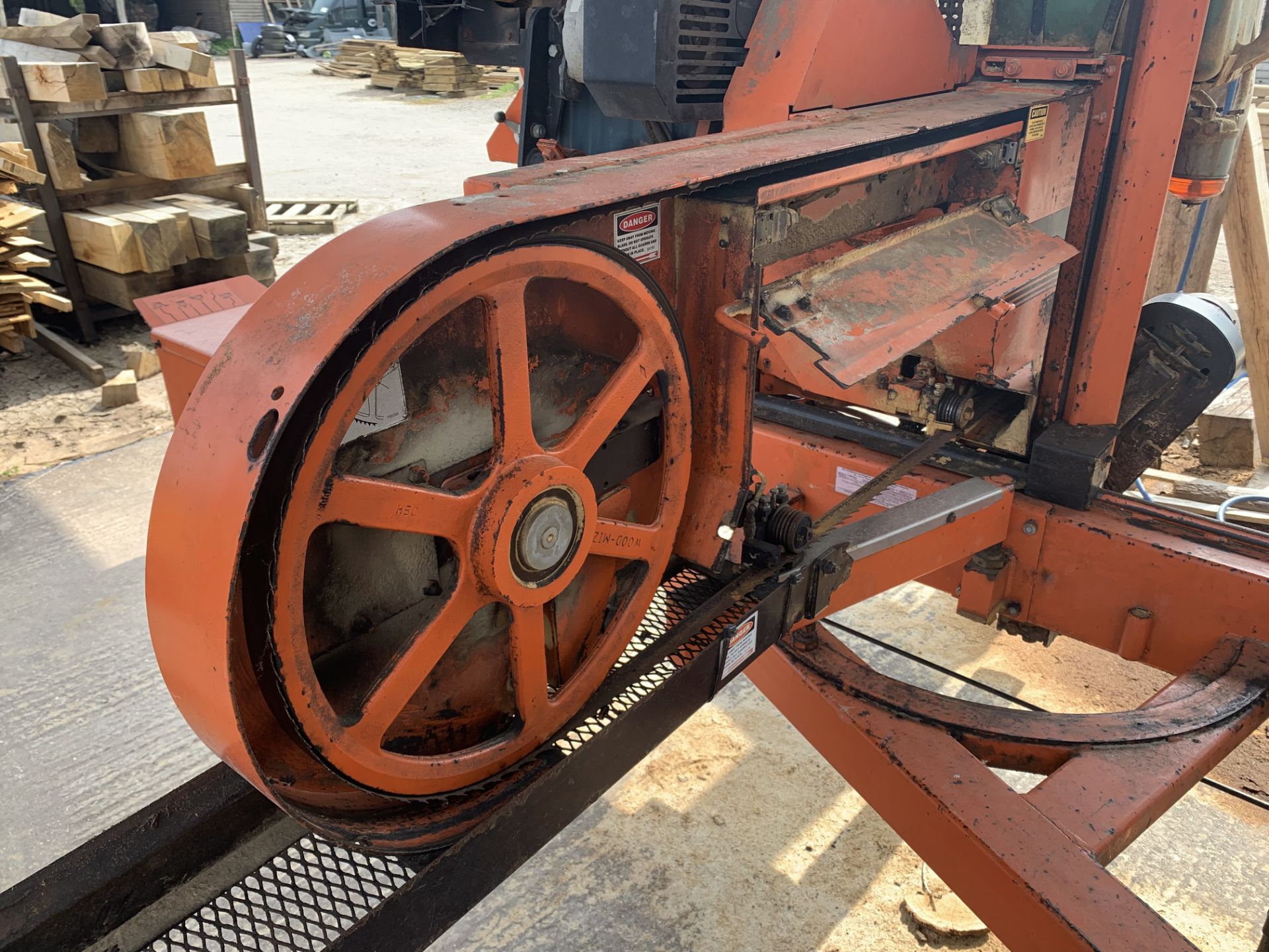 Wood-Mizer LT40MD335DH PORTABLE SAW MILL, serial no 456c42417EPHE1464 (27/08/07), 2378 hours, SW- - Image 7 of 12